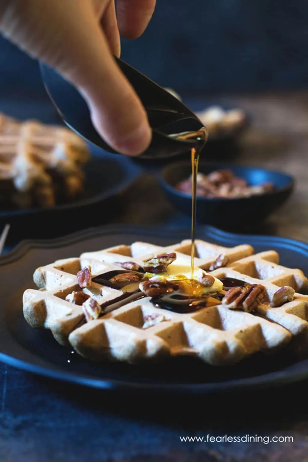 Quick and Easy Paleo Banana Flour Waffles