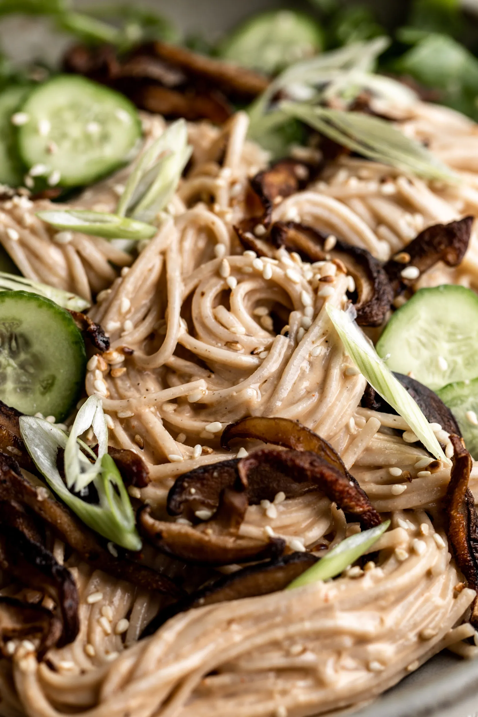 Radish and Shiitake Mushroom Soba Salad