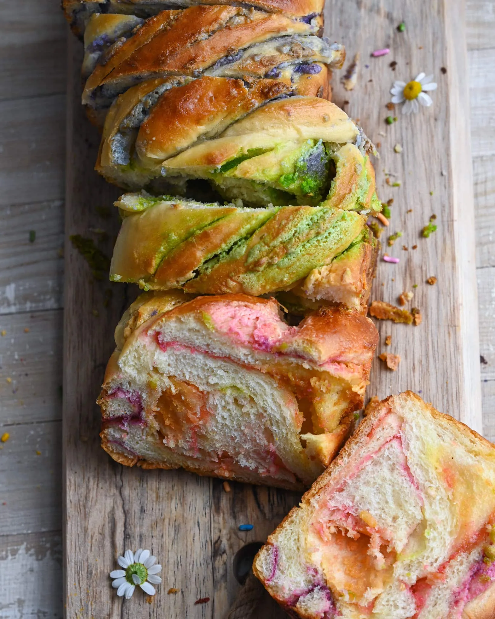 Rainbow Babka White Chocolate Hazelnut