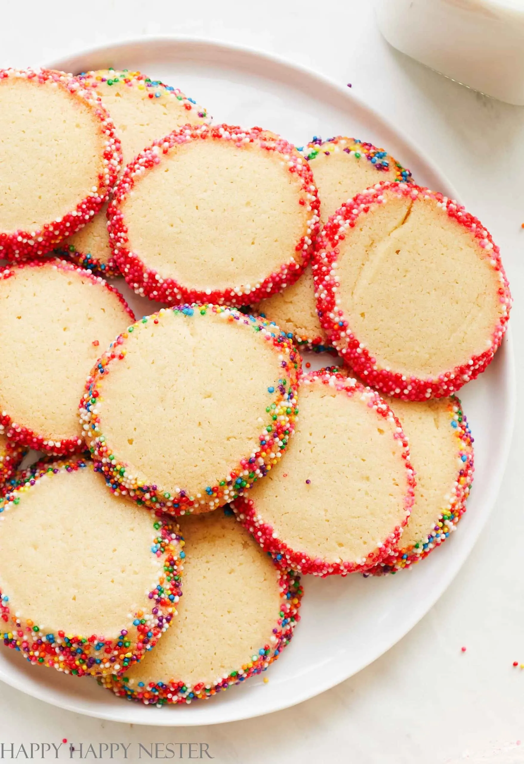 Rainbow Ribbons Refrigerator Cookies