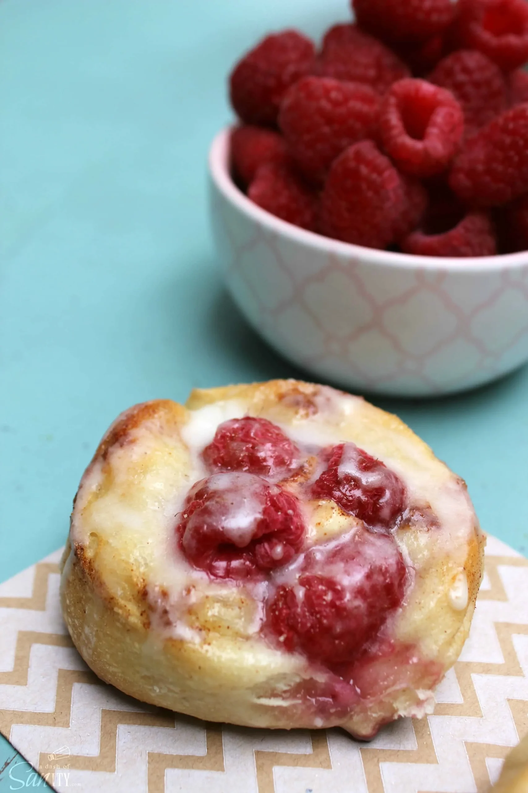 Raspberry Cream Cheese Biscuits