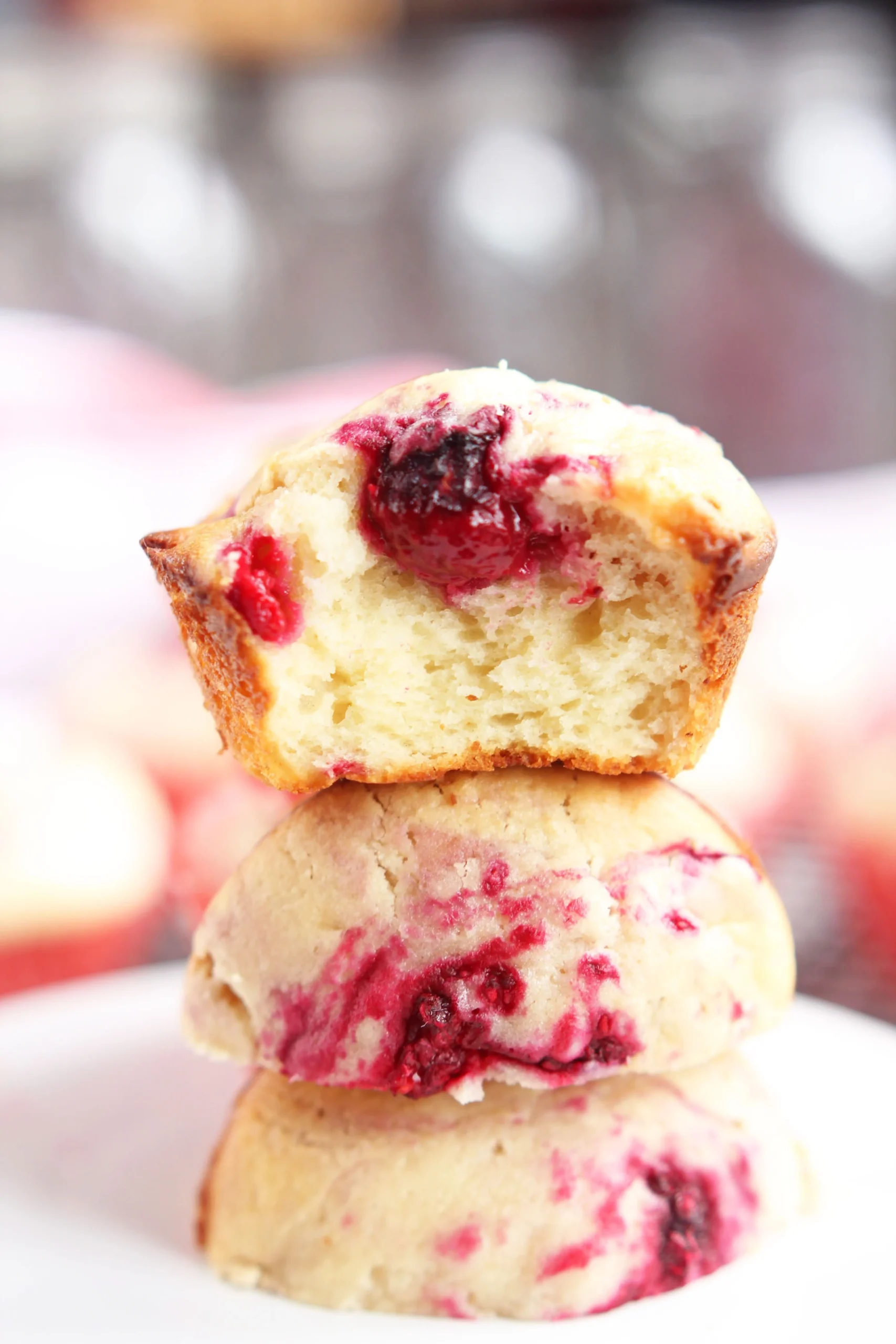 Raspberry Cream Cheese Muffins