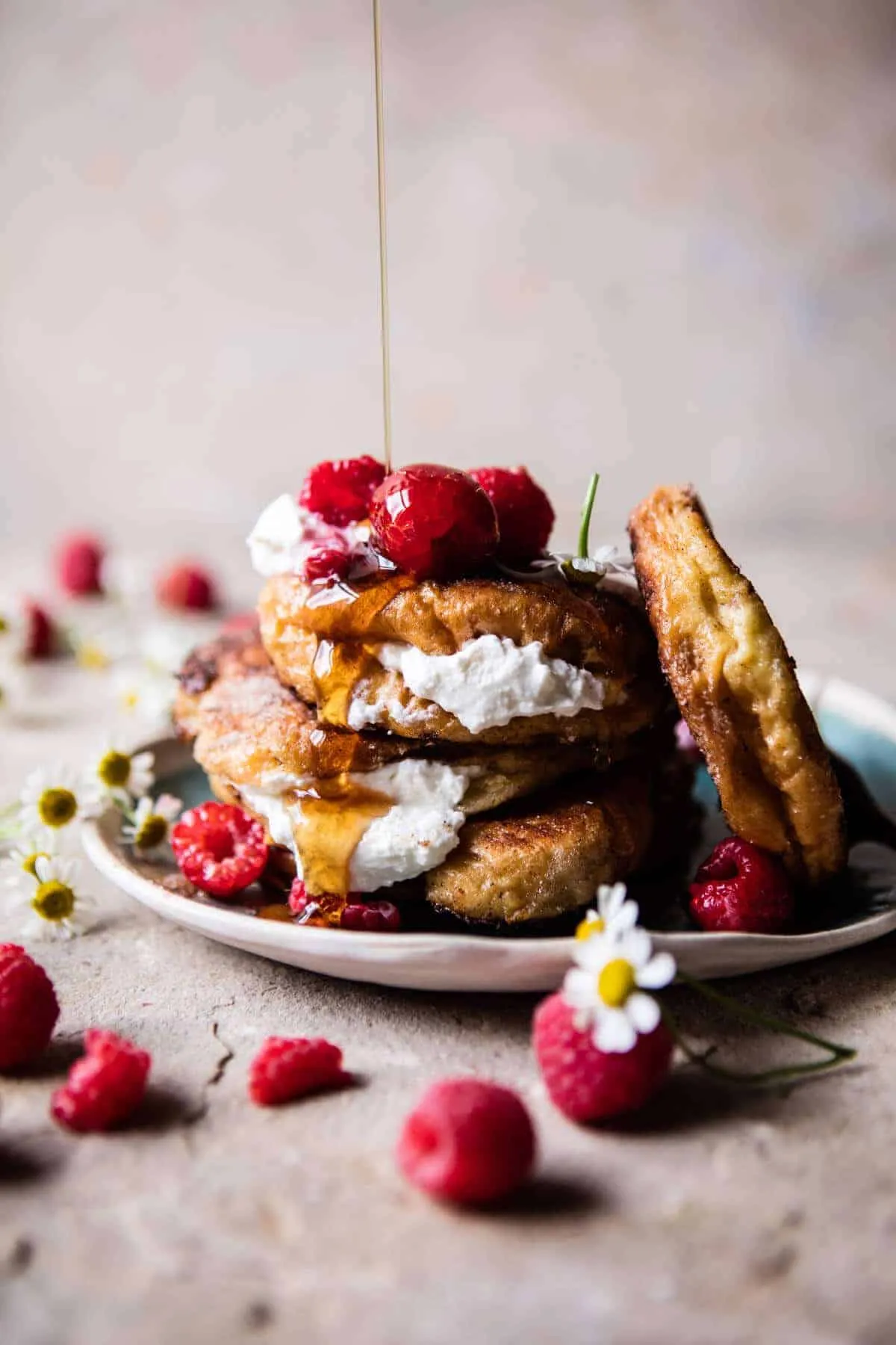 Raspberry Croissant French Toast