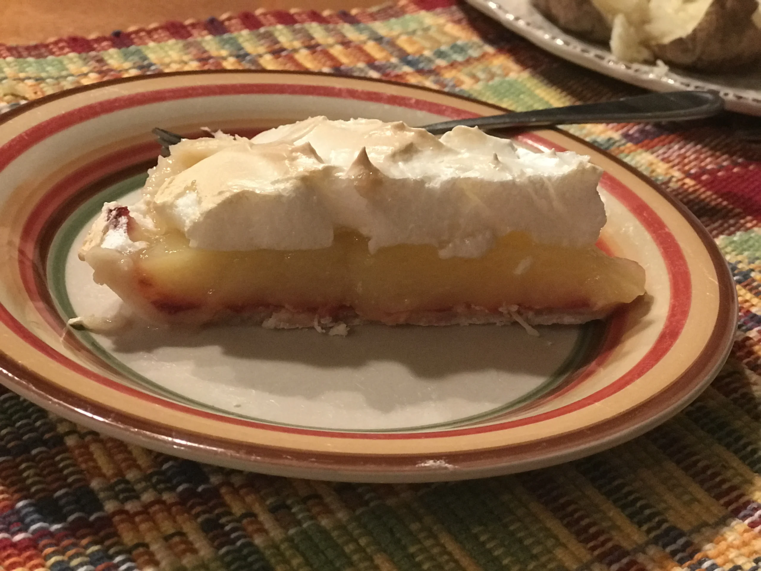 Raspberry Lemon Meringue Pudding