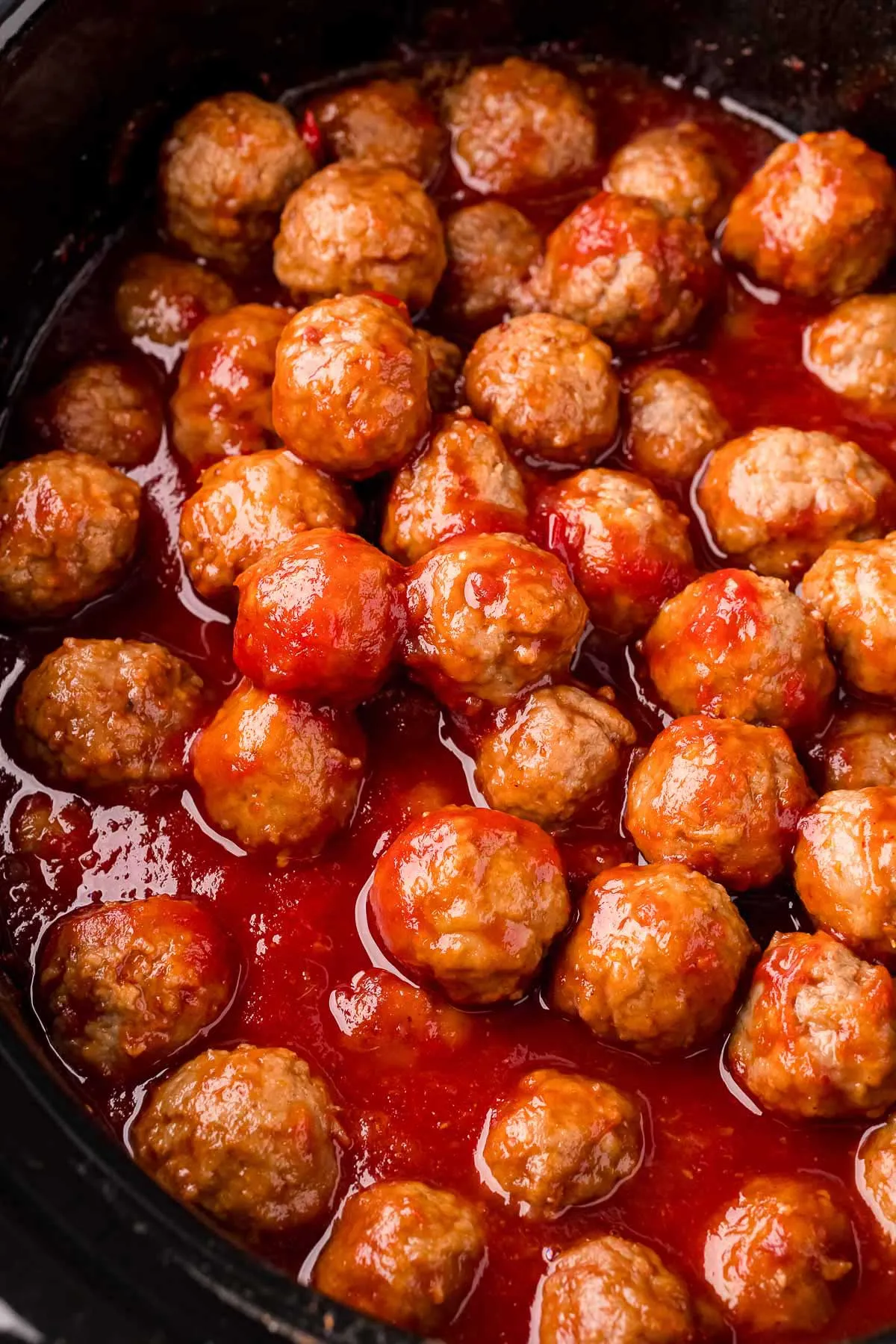 Raspberry Red Pepper Jelly Meatballs