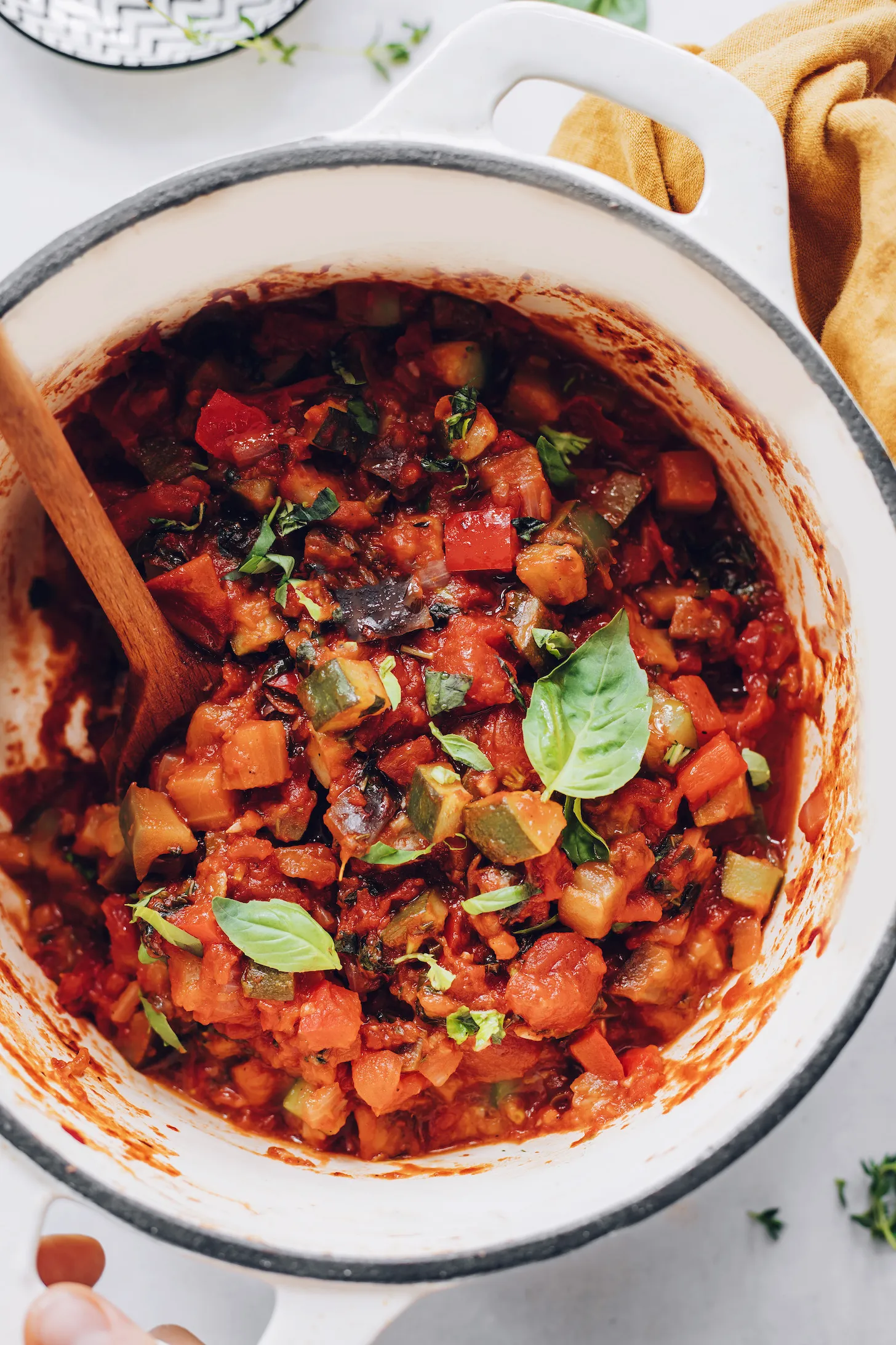 Ratatouille Inspired Summer Veggie Dish