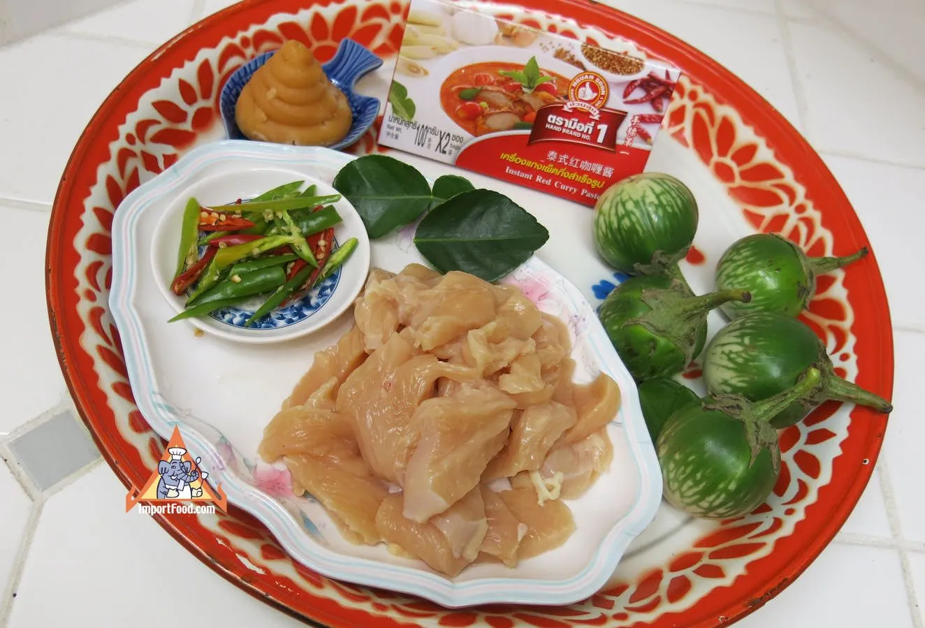 Red Chicken Curry Gaeng Phed Gai
