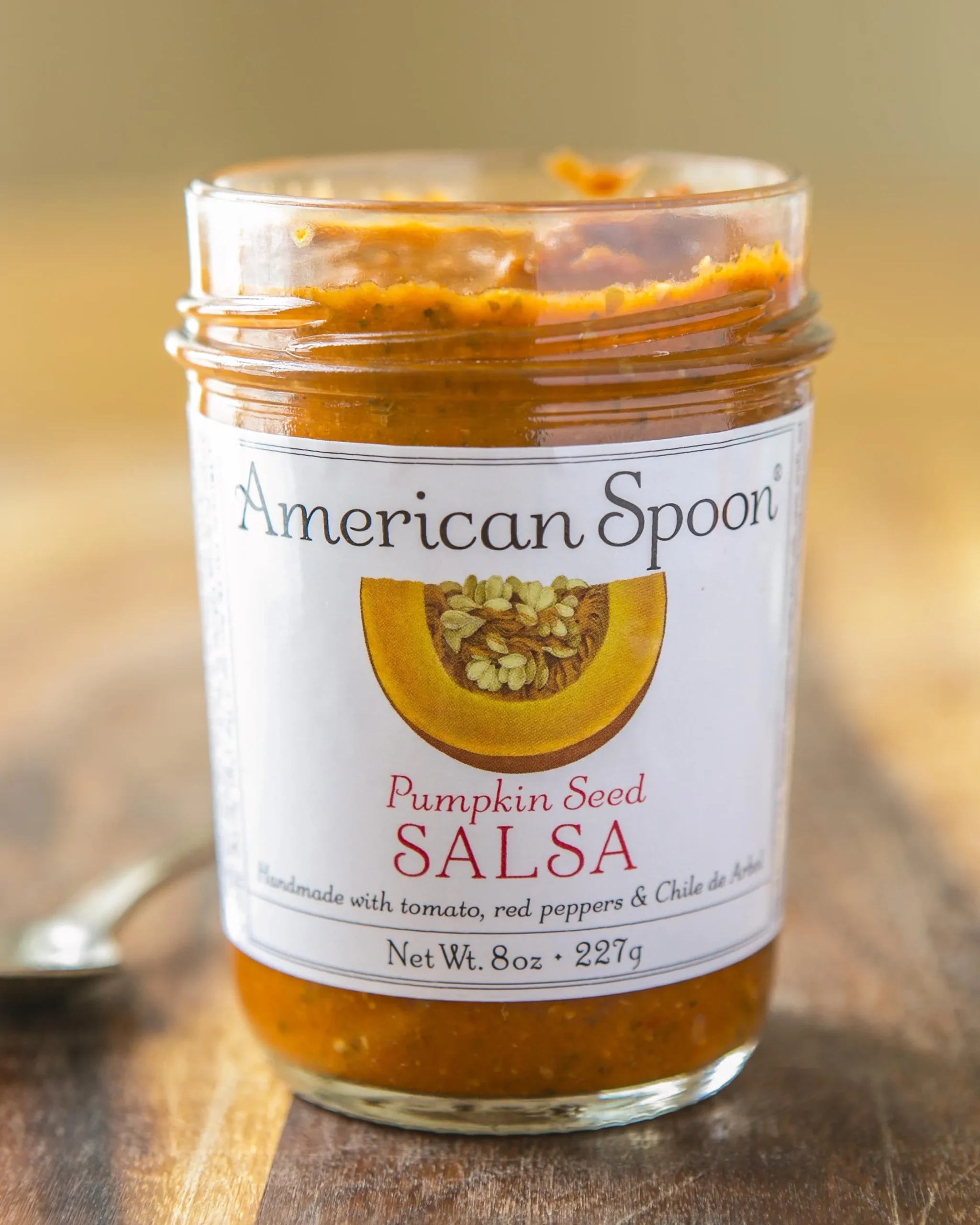Red Chile and Toasted Pumpkin Seed Salsa