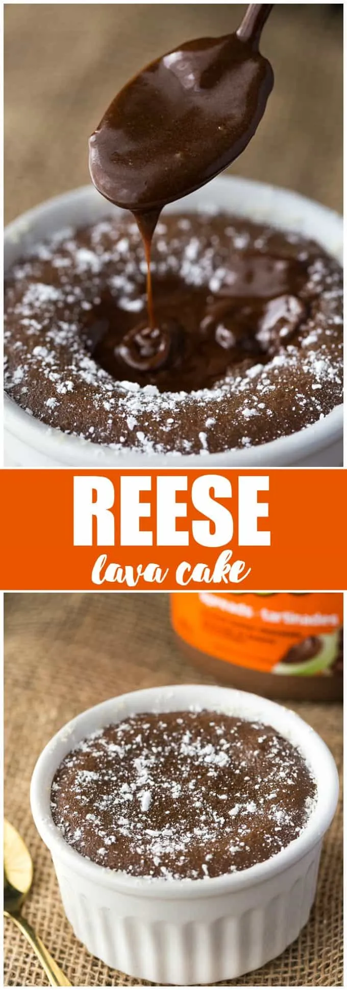Reese's Microwave Lava Cake in a Cup