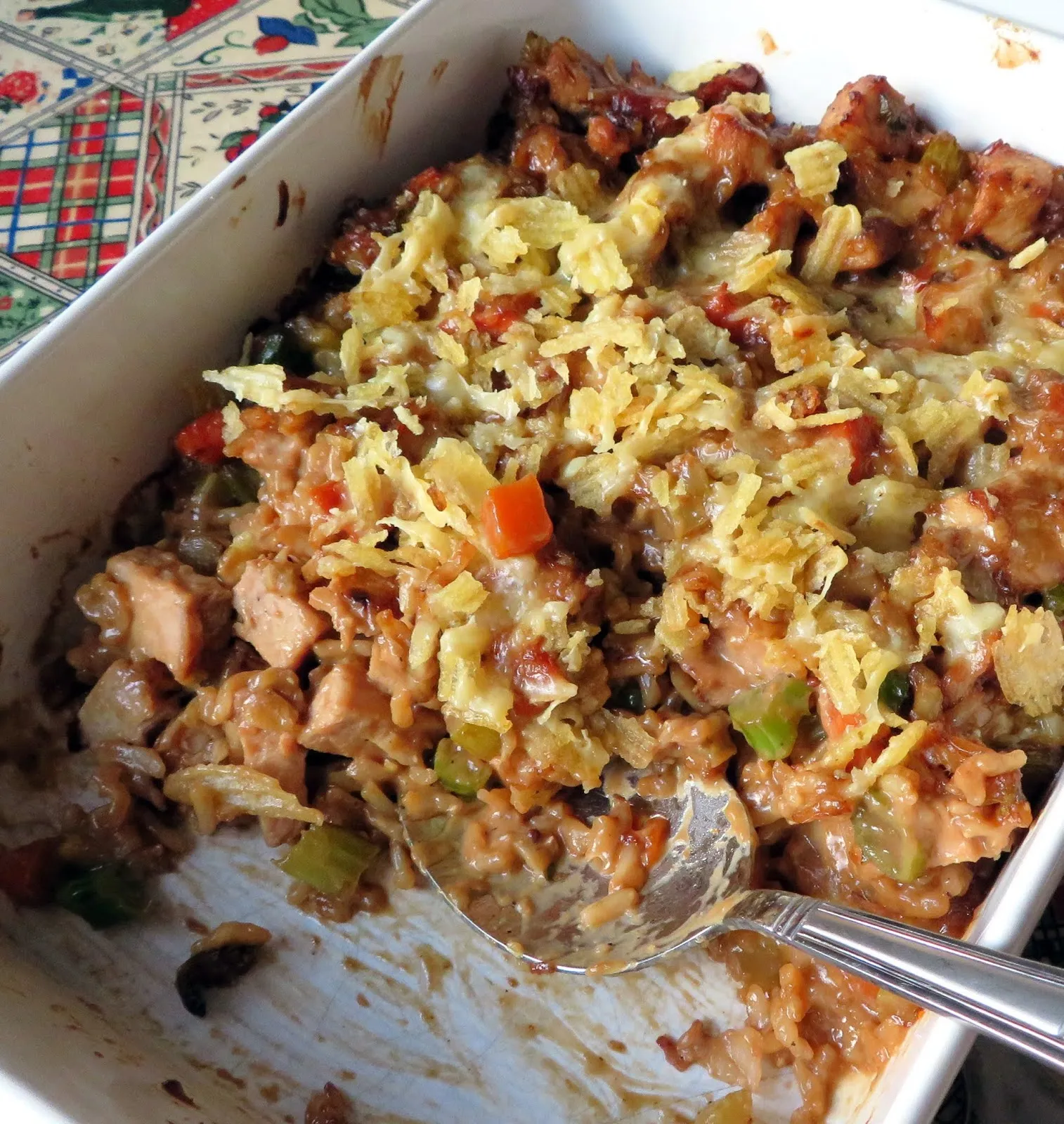 Rice and Pork Sausage Casserole