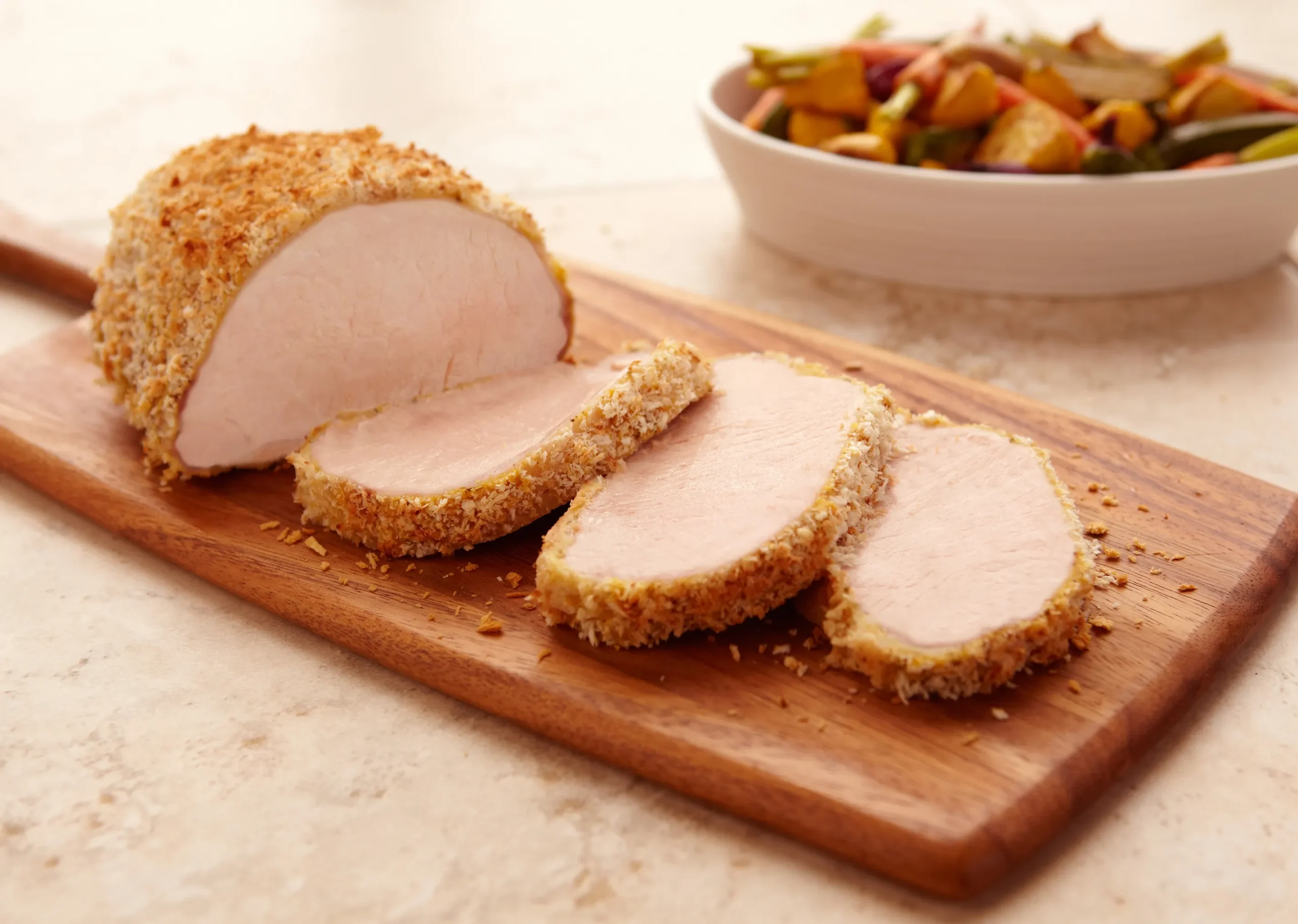 Rick's Original Mustard and Herb Crusted Pork Tenderloin with Gravy