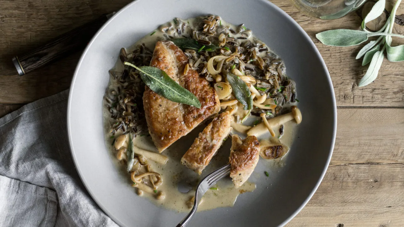 Roast Pheasant with Rice