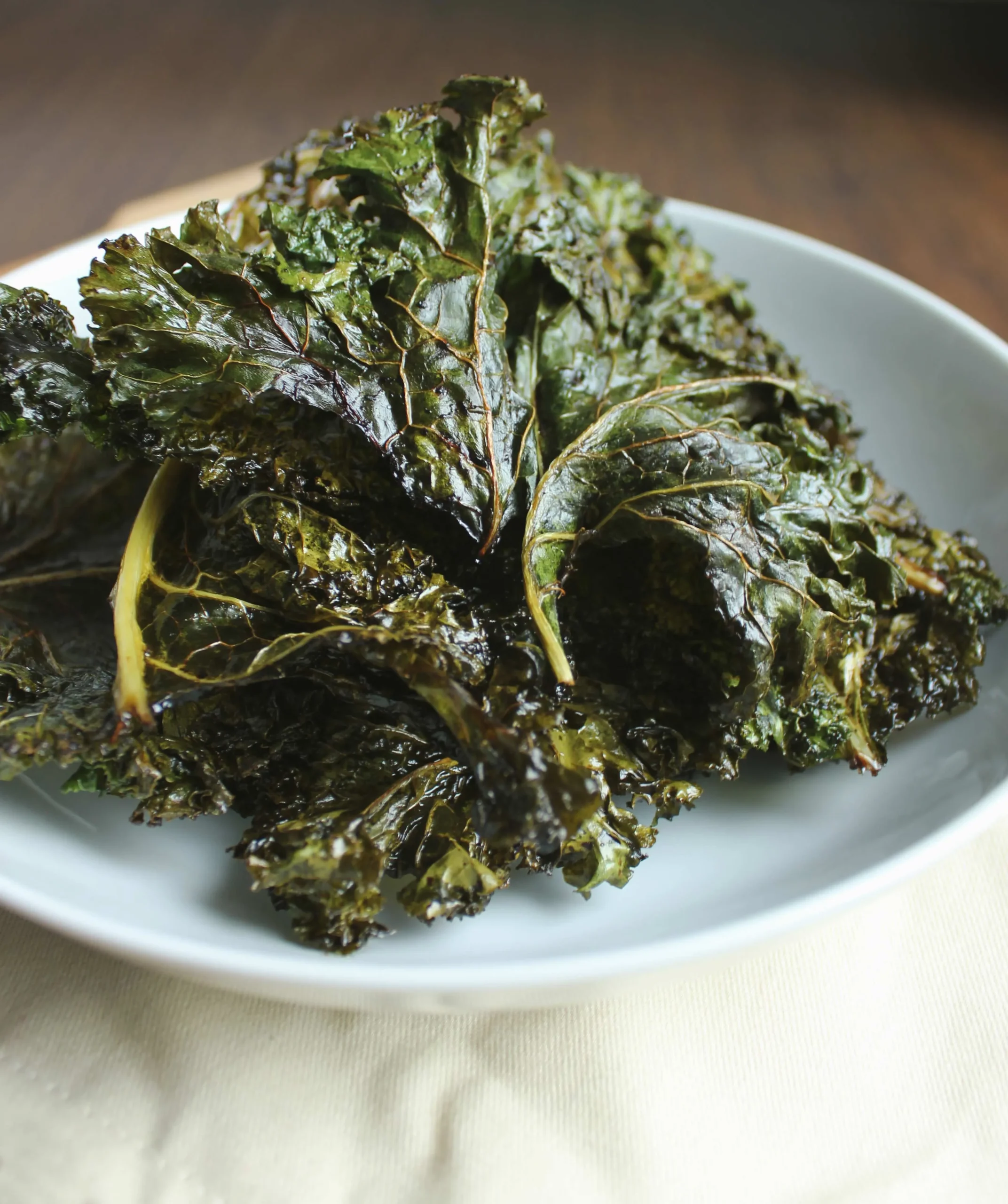 Roasted Balsamic Kale Chips
