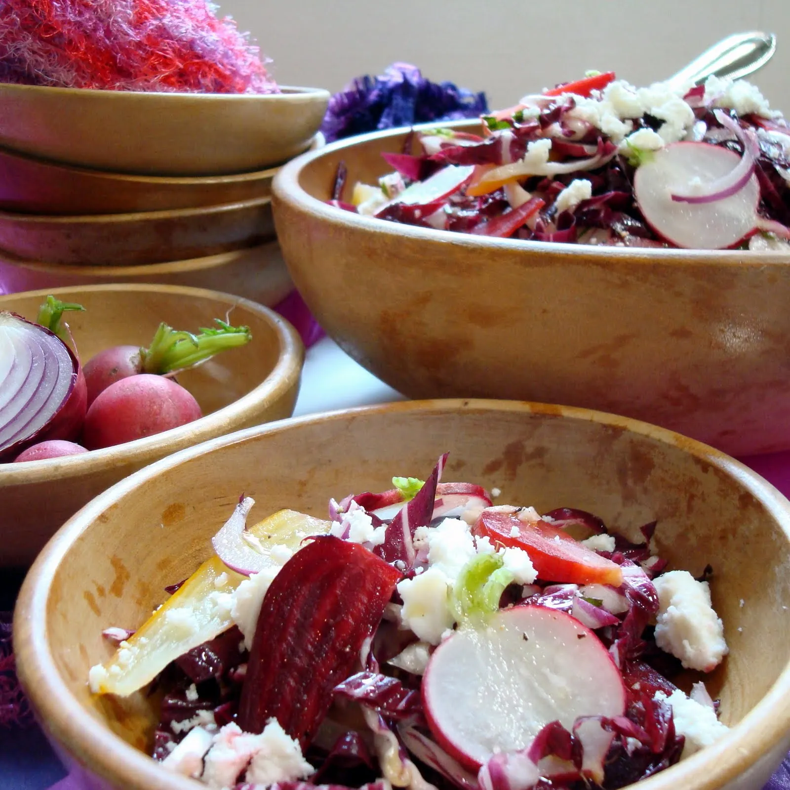 Roasted Beet Radicchio Salad
