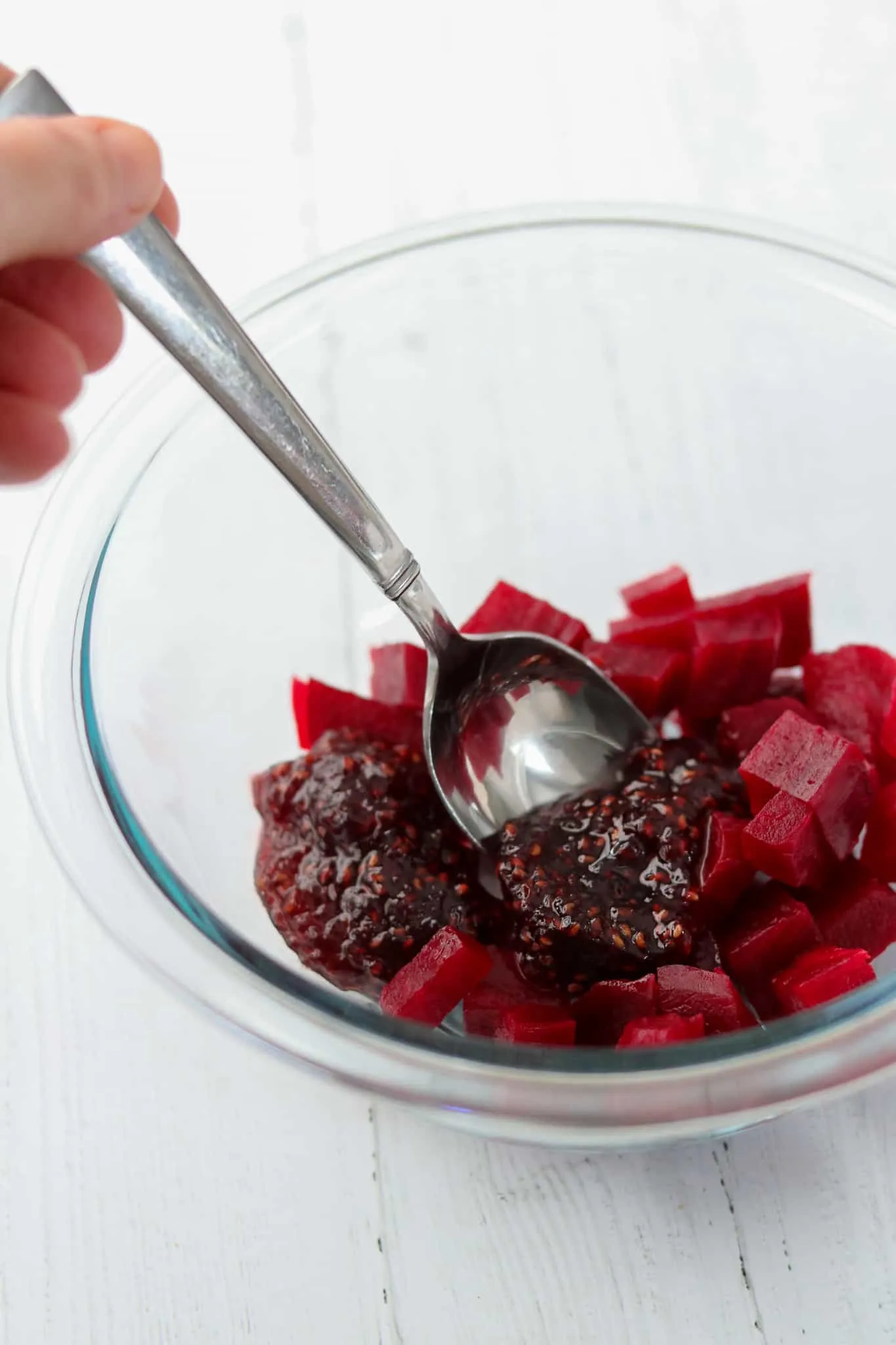 Roasted Beet and Raspberry Skyr Parfaits