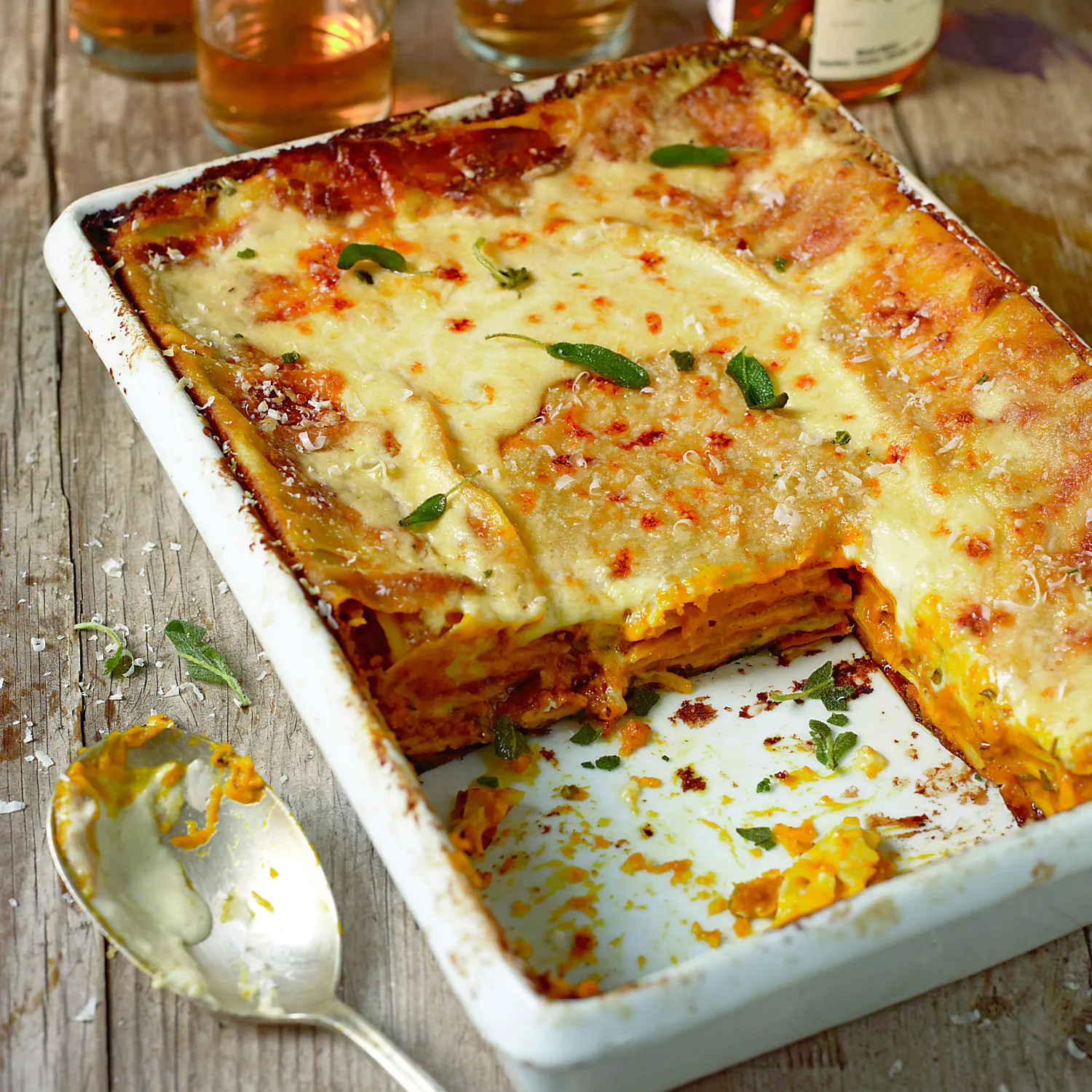 Roasted Butternut Squash Lasagne