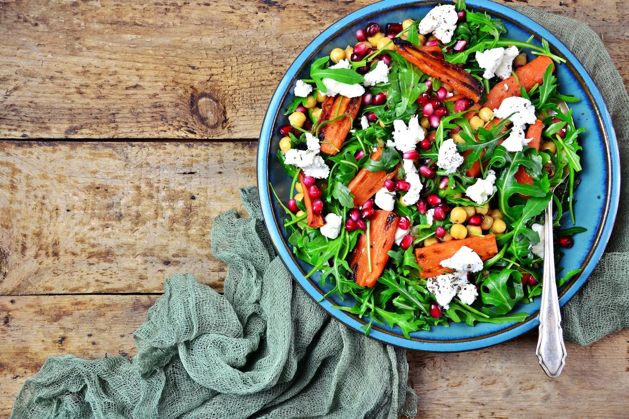 Roasted Carrots Crunchy Salad Topper
