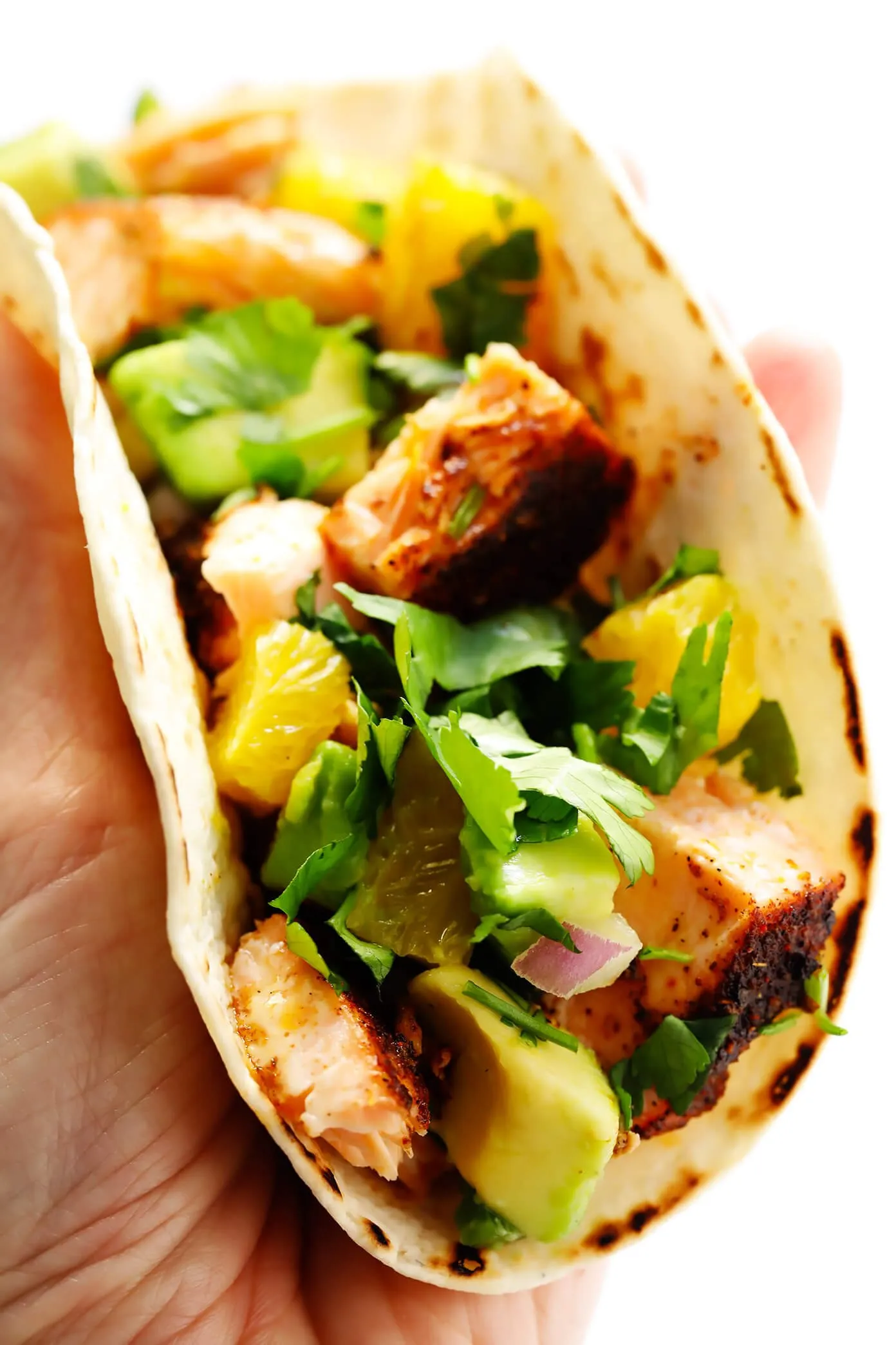 Roasted Salmon Taco Bowls