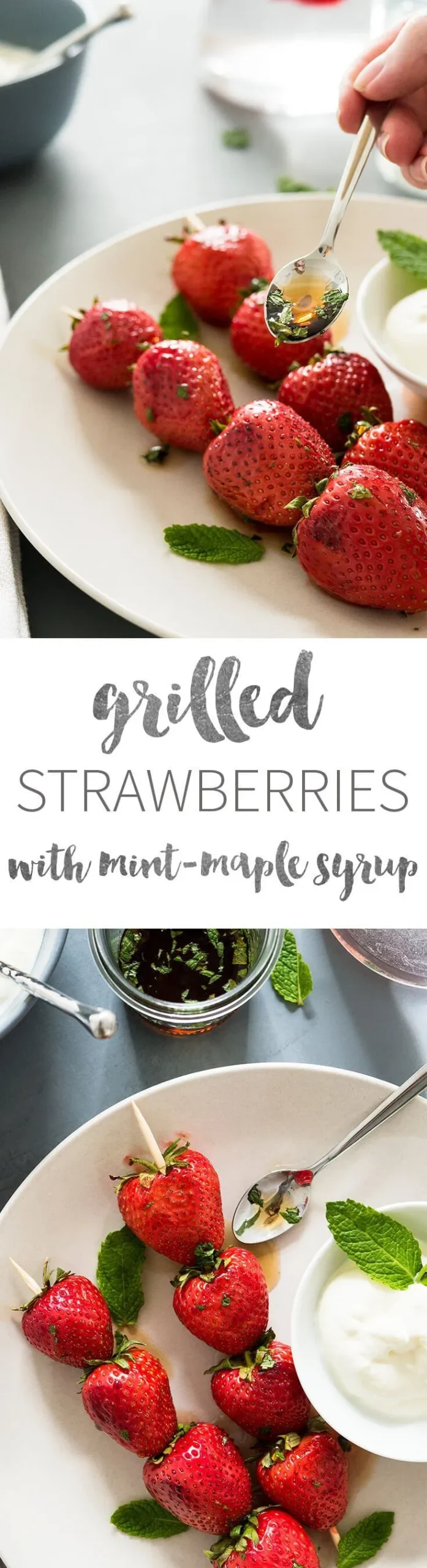 Roasted Strawberries in Syrup