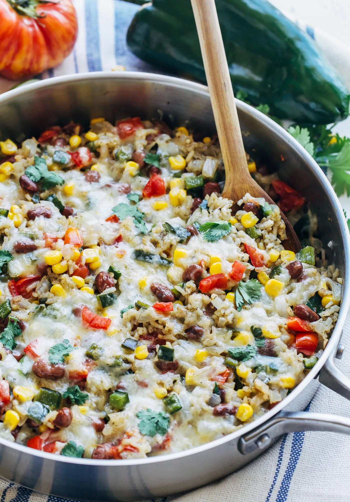 Roasted Stuffed Poblano Chiles Gluten Free