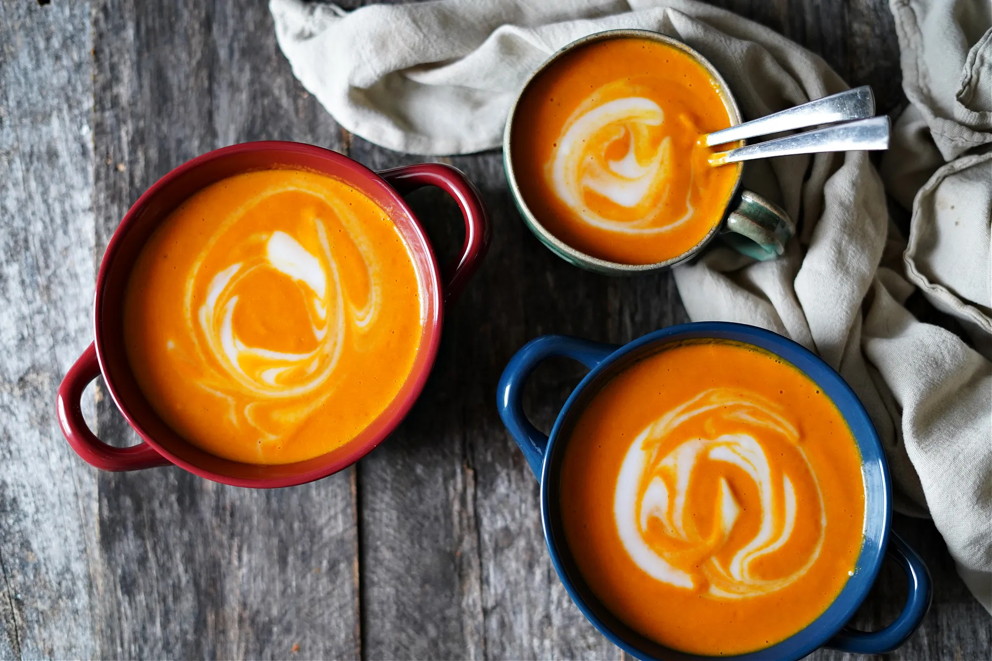 Roasted Sweet Bell Pepper Soup (Gluten Free, Dairy Free)
