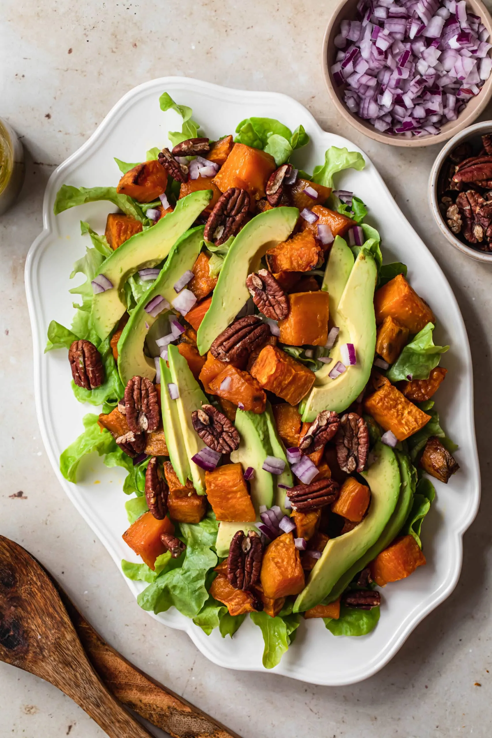 Roasted Sweet Potato Avocado Salad