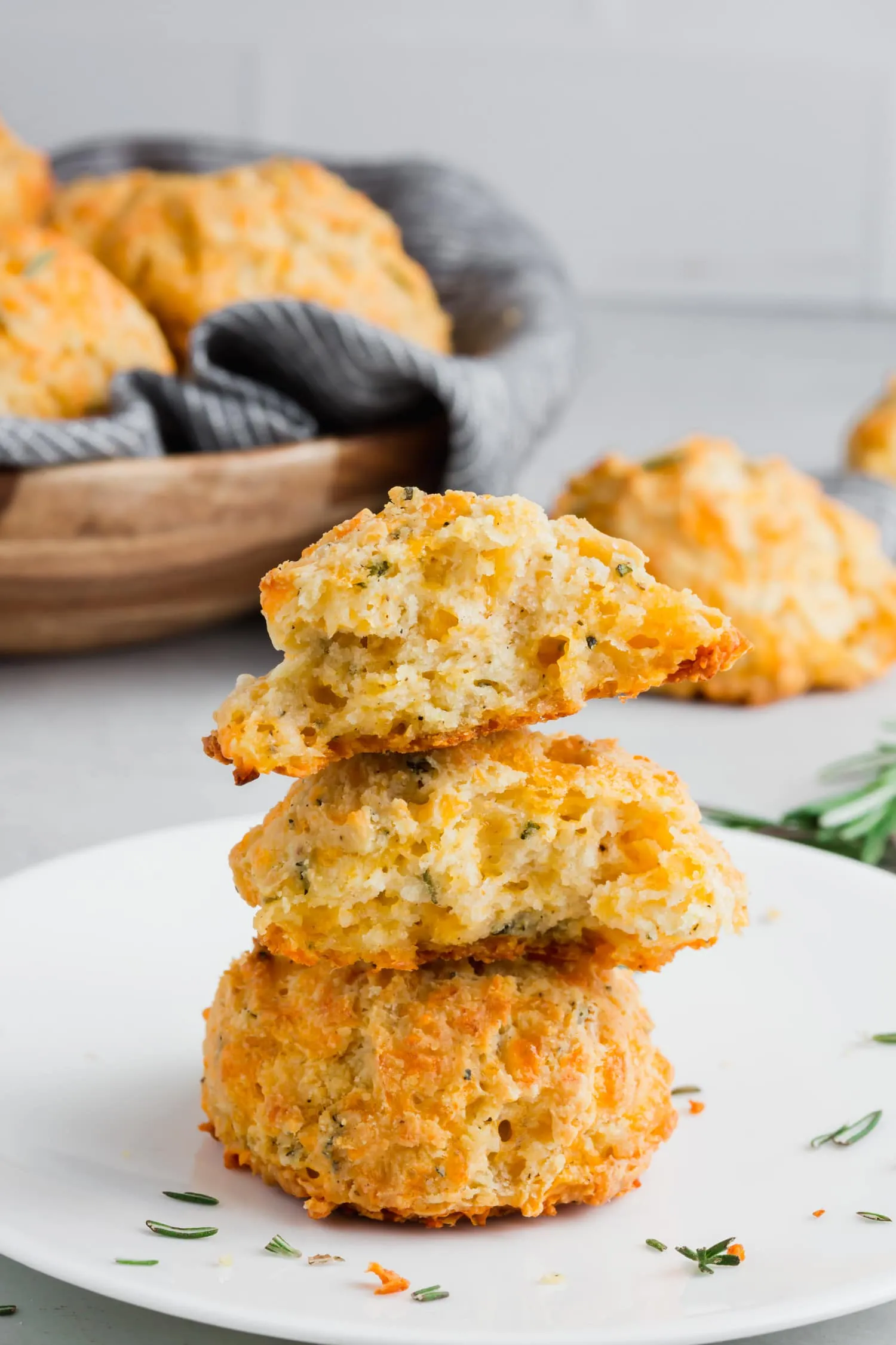 Rosemary Pepper Drop Biscuits
