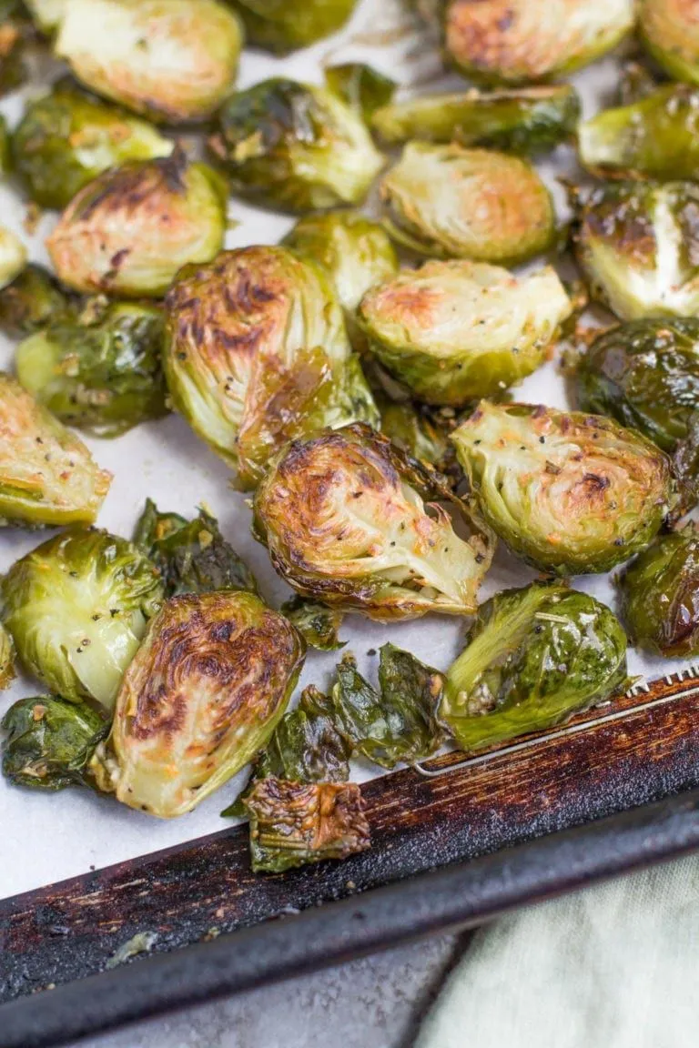 Rosemary Roasted Brussel Sprouts with Garlic Aioli