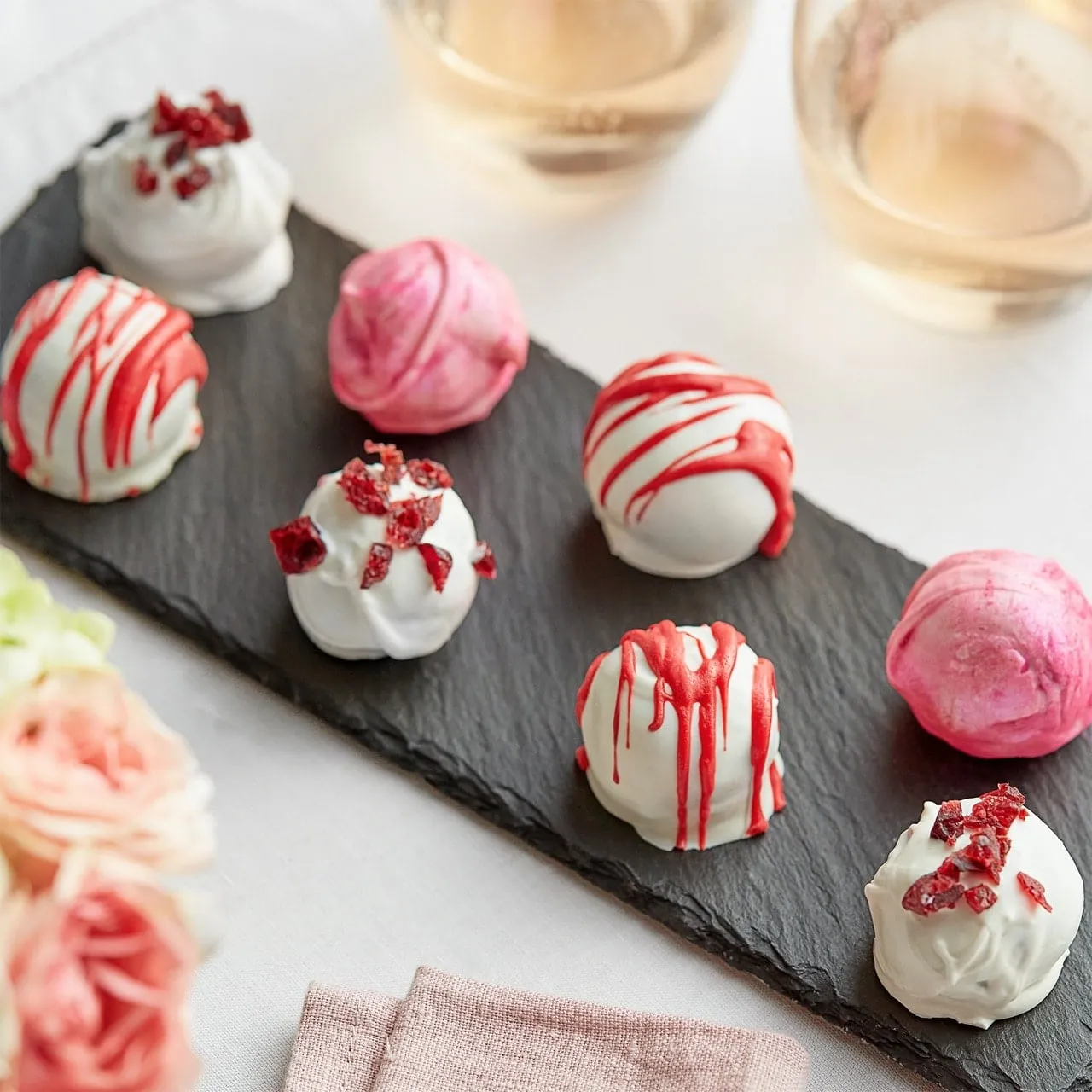 Ruby Chocolate Truffle Tower