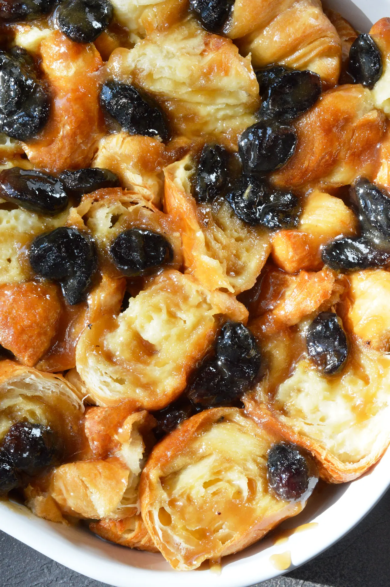 Rum Raisin Croissant Bread Pudding Bake