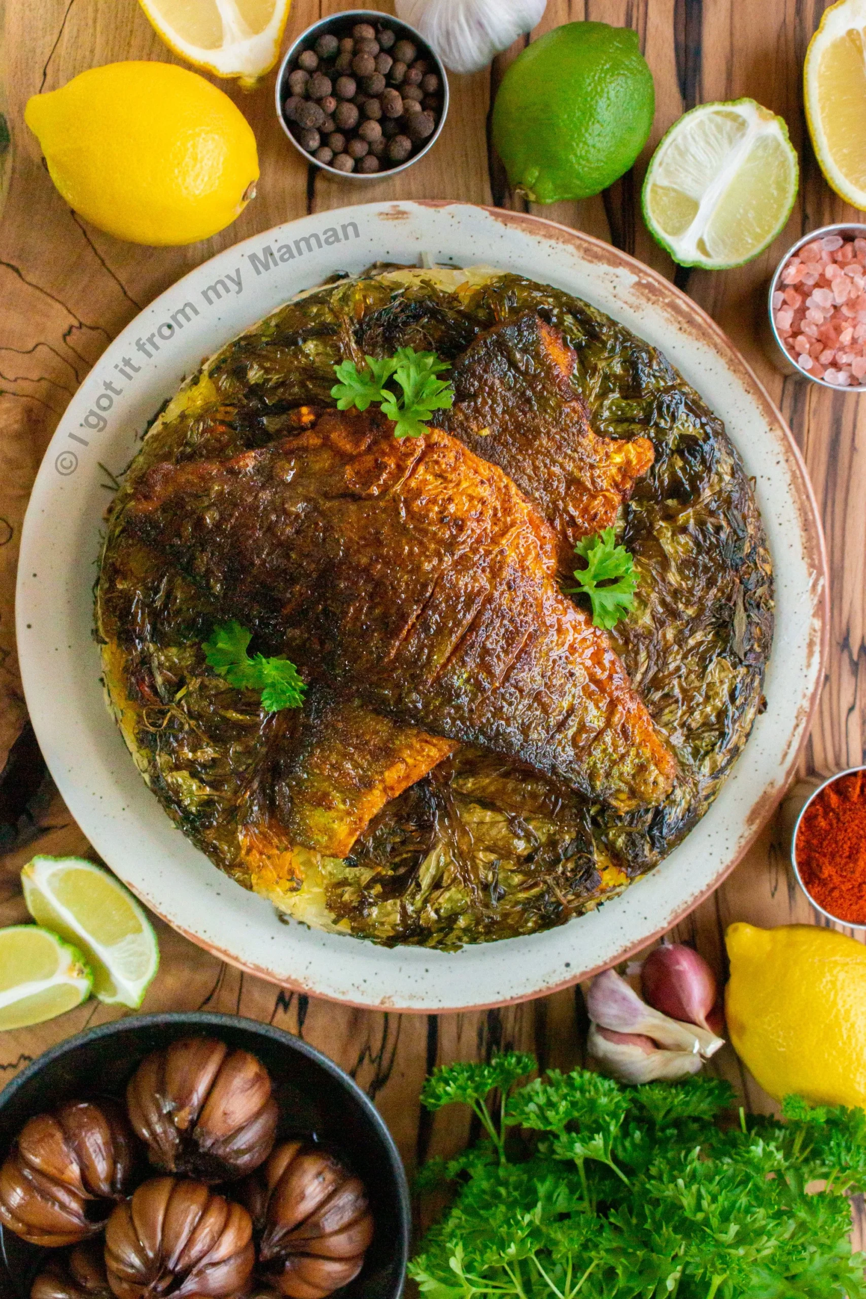 Sabzi Polo Ba Mahi Cod