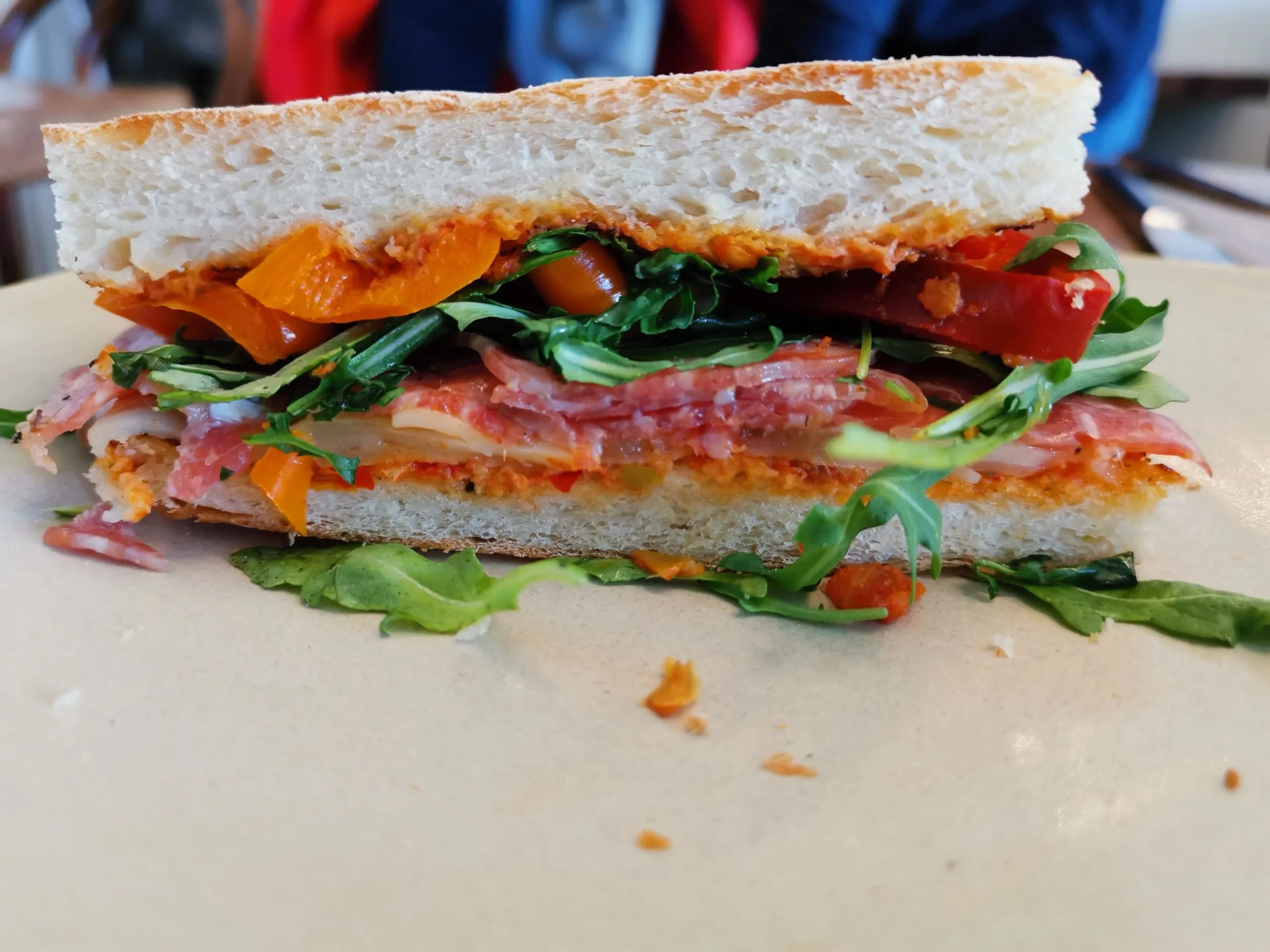 Salami Arugula Pickle Bombs