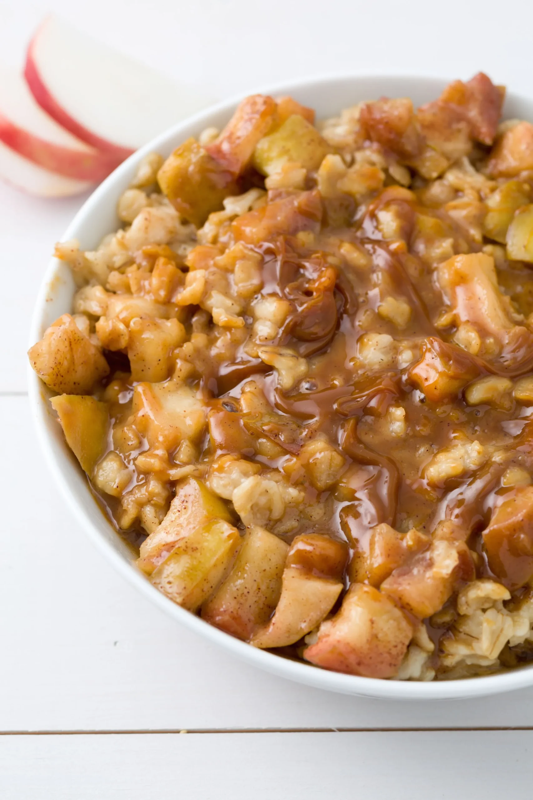 Salted Caramel Apple Pie Oatmeal