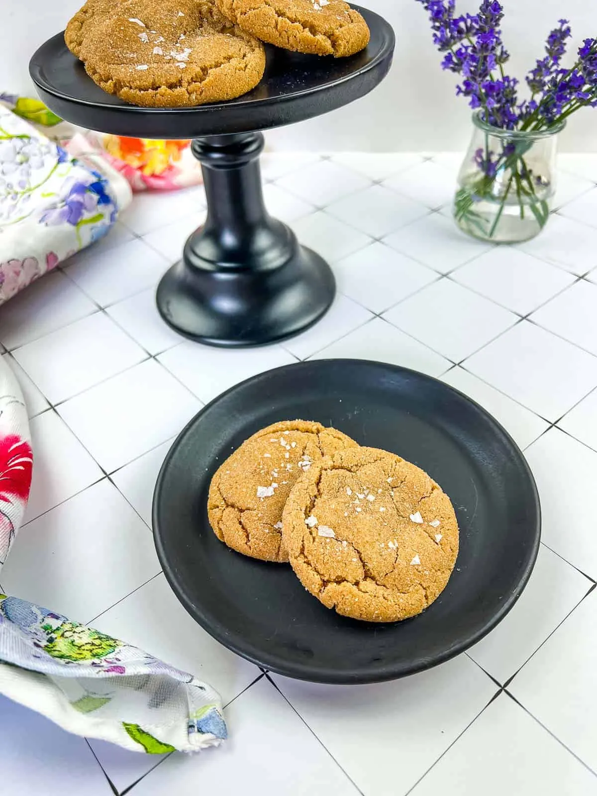 Salted Caramel Brown Butter Snickerdoodle Cookies
