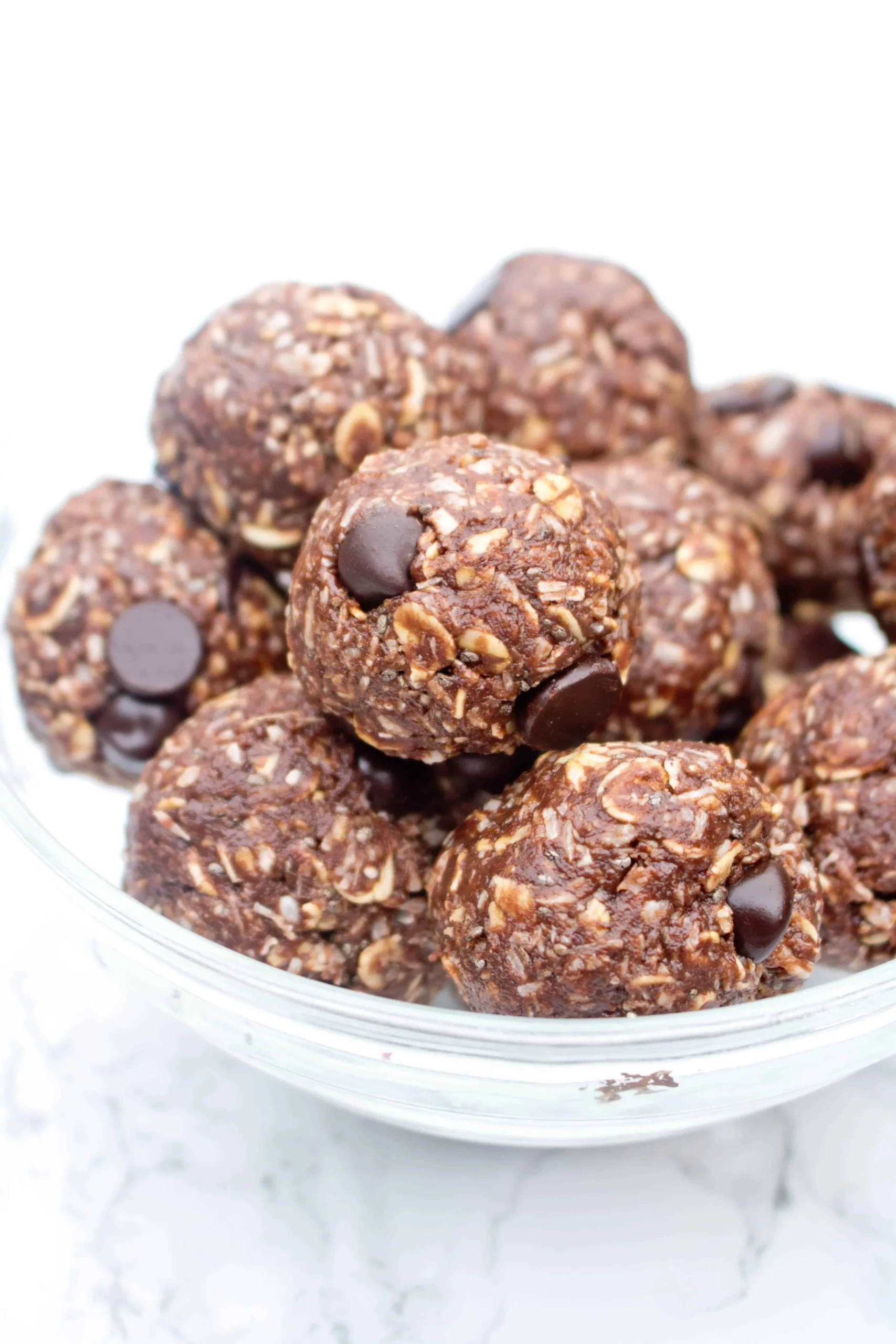 Salted Chocolate Peanut Butter Energy Balls