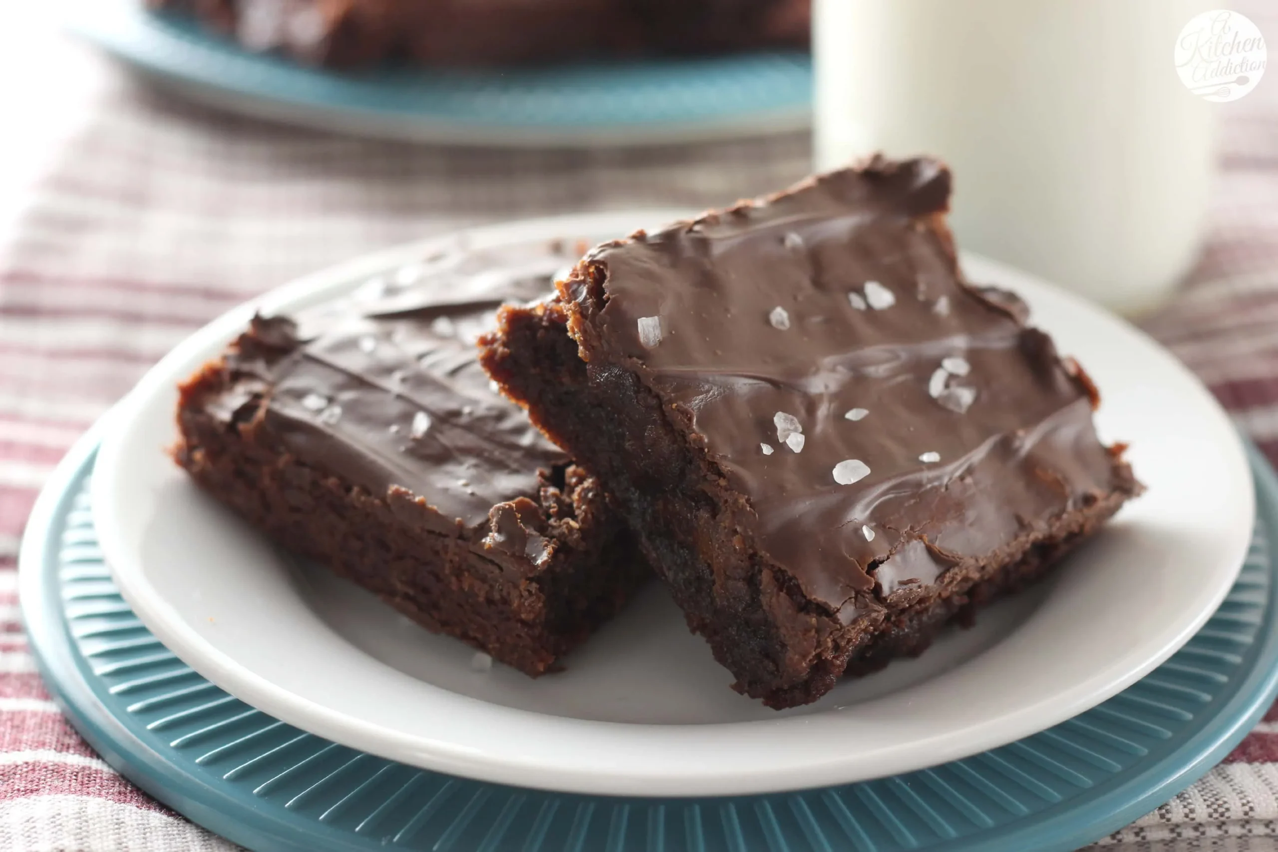 Salted Dulce de Leche Dark Chocolate Brownies