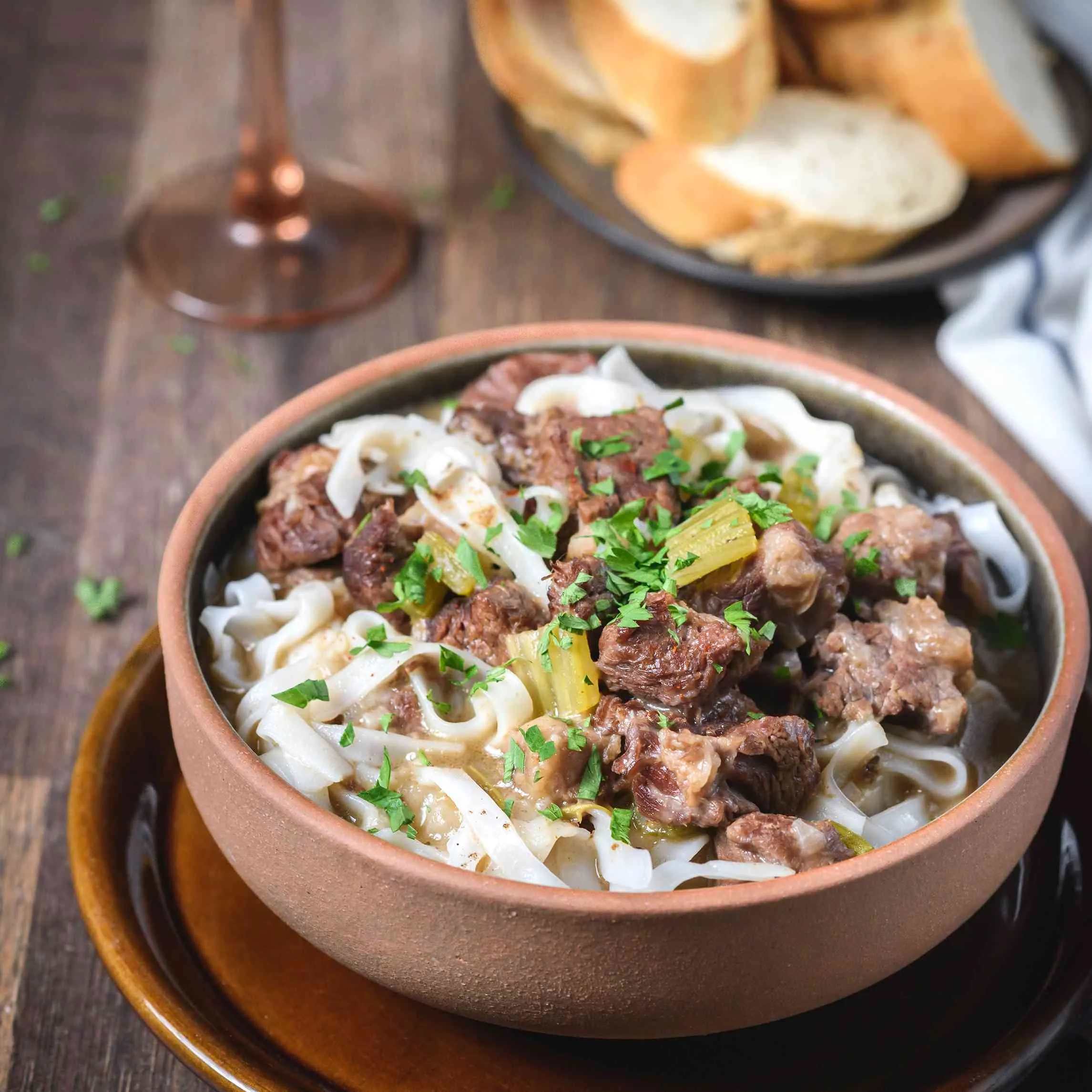 Saucy Beef with Noodles