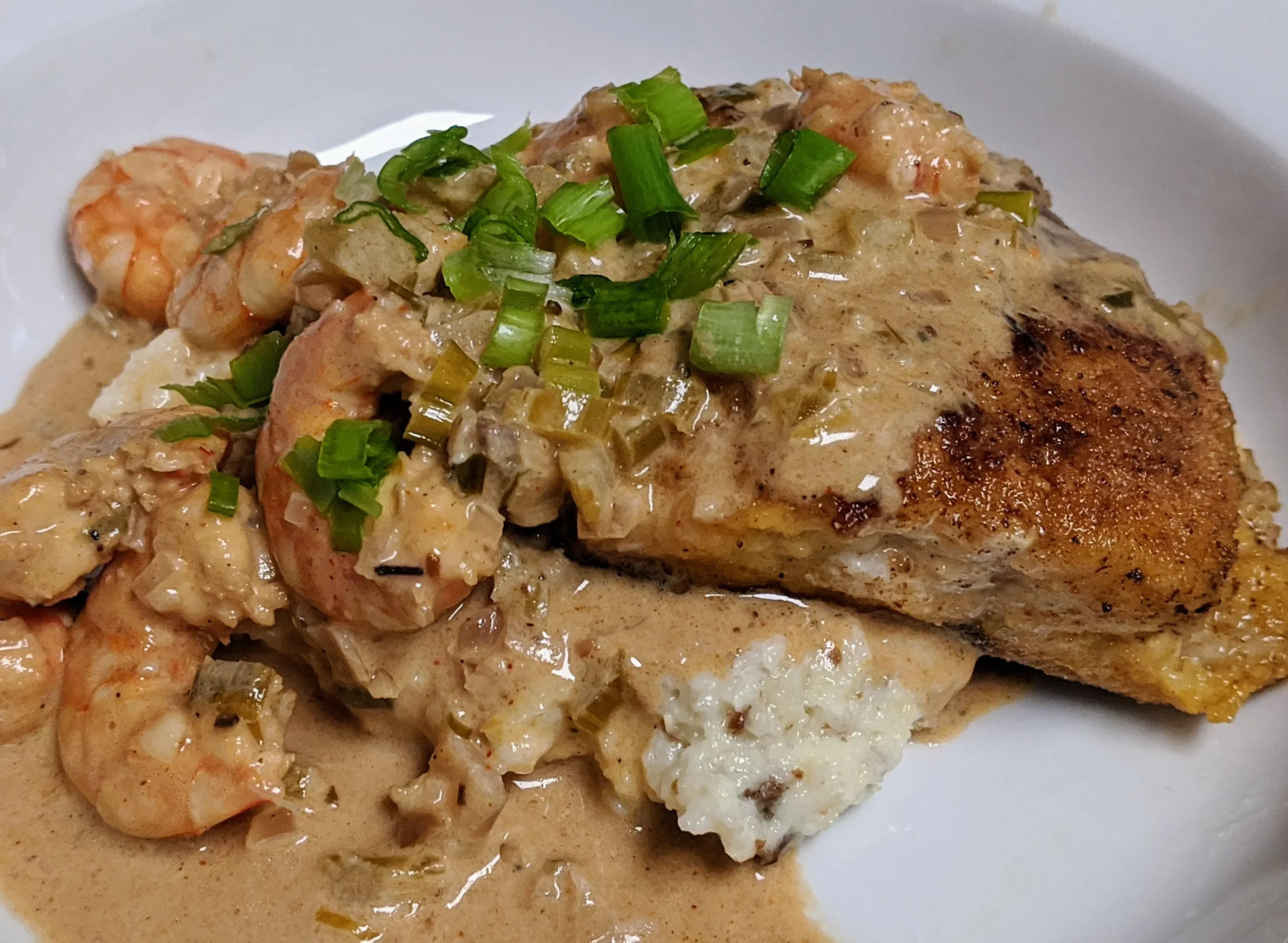 Saucy Snapper with Bay Shrimp