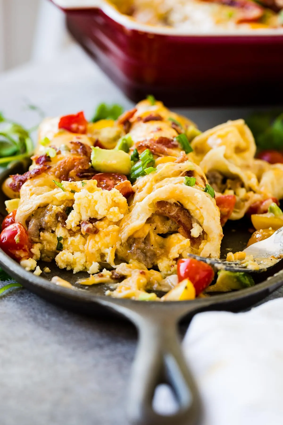 Sausage and Egg Enchiladas