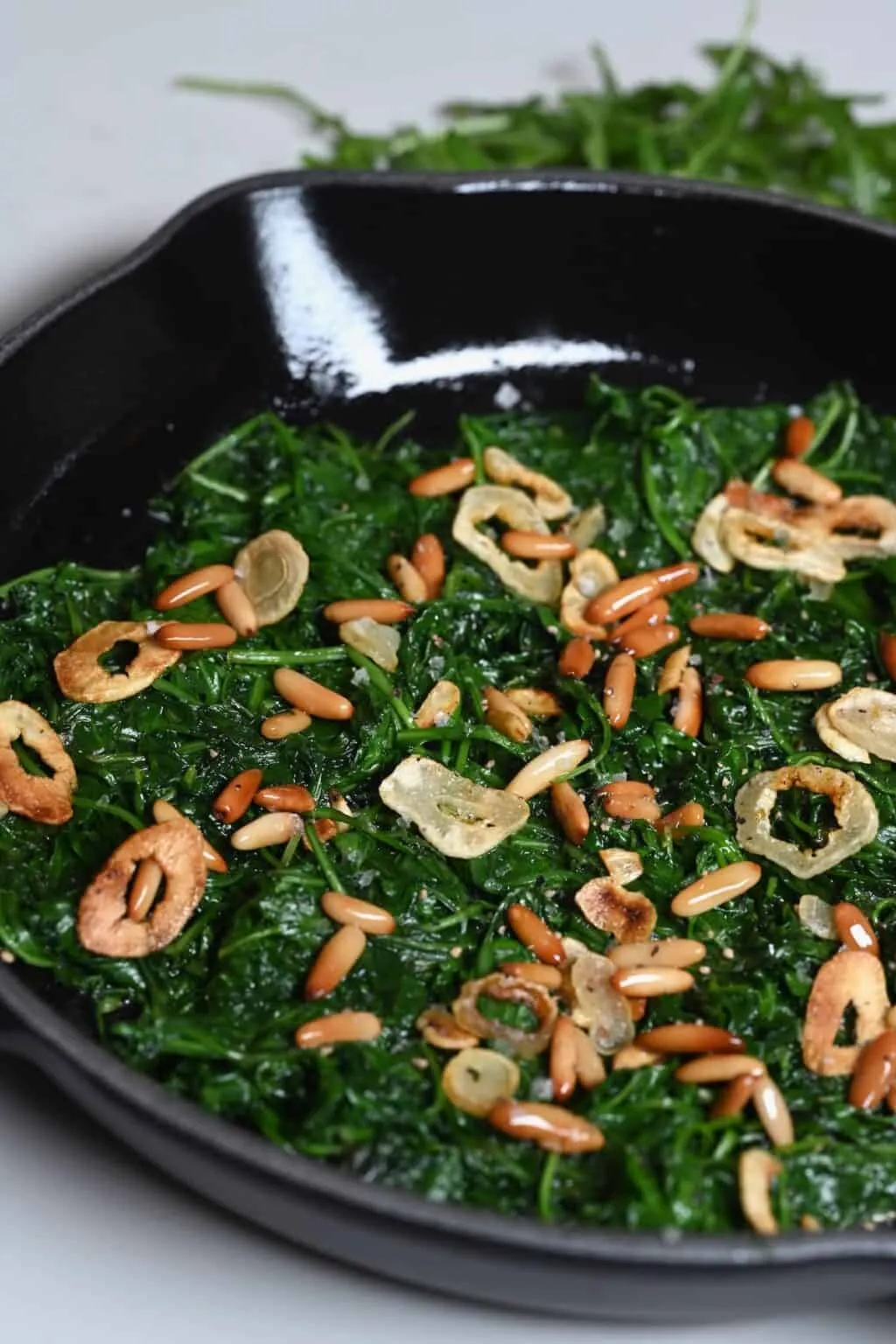 Sauteed Radish and Arugula