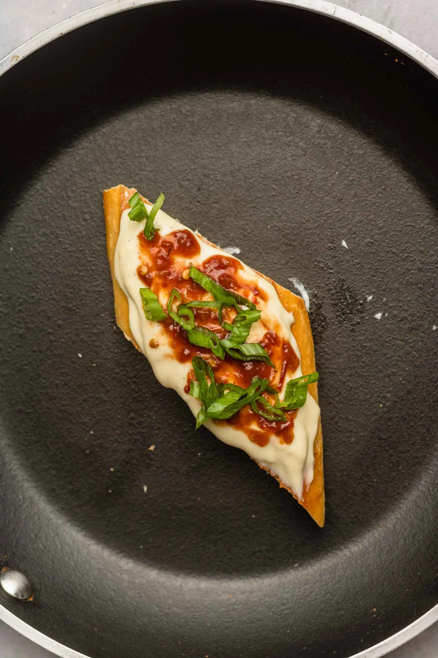 Scallion Chili Crisp Grilled Cheese