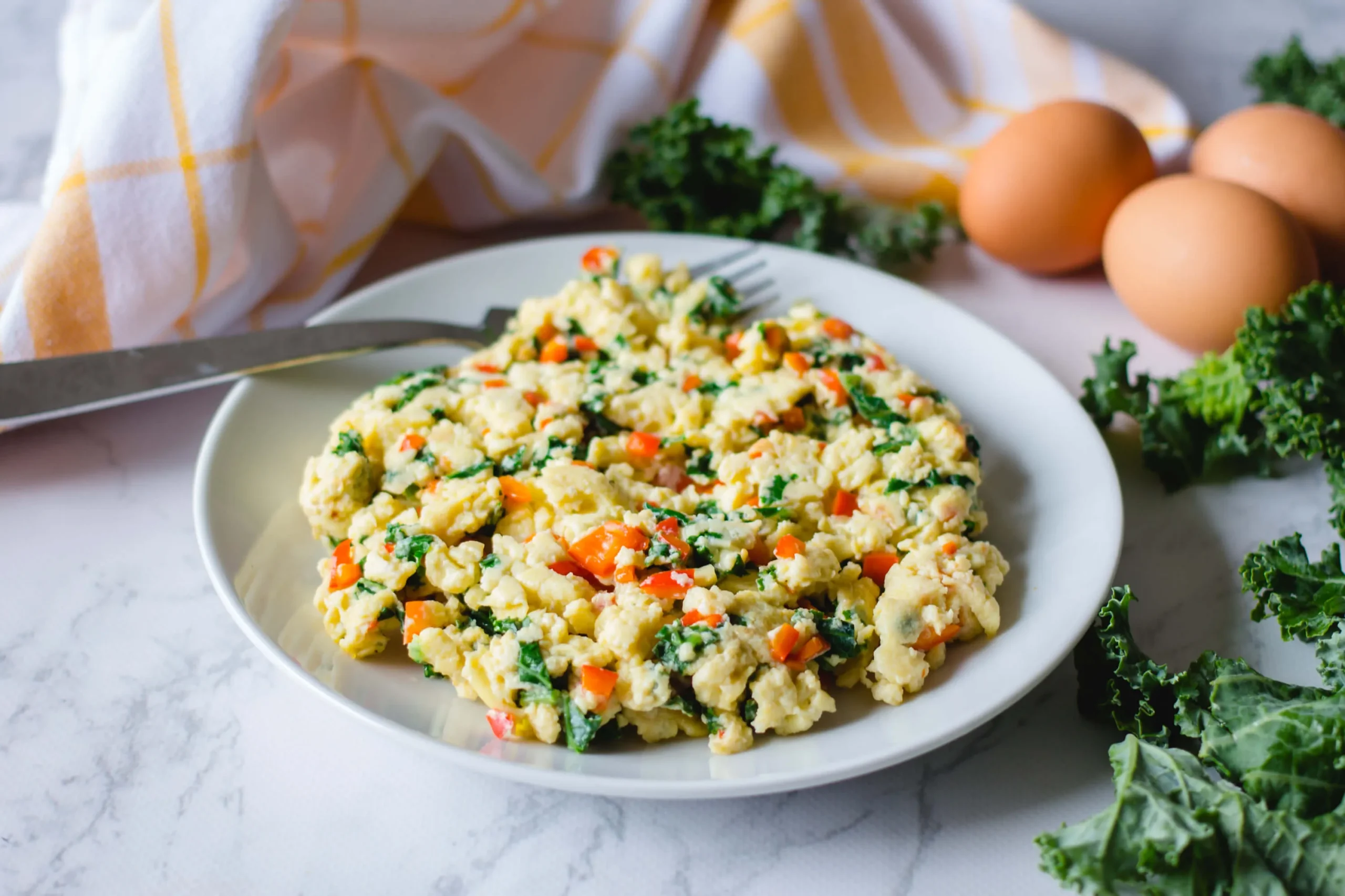 Scrambled Egg and Veggies Breakfast