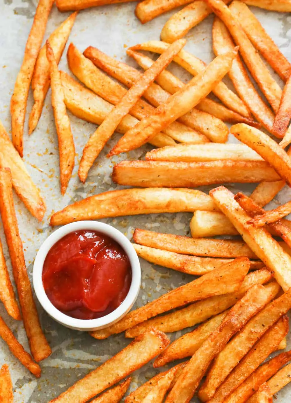 Seasoned Oven Fries with Chipotle Ketchup