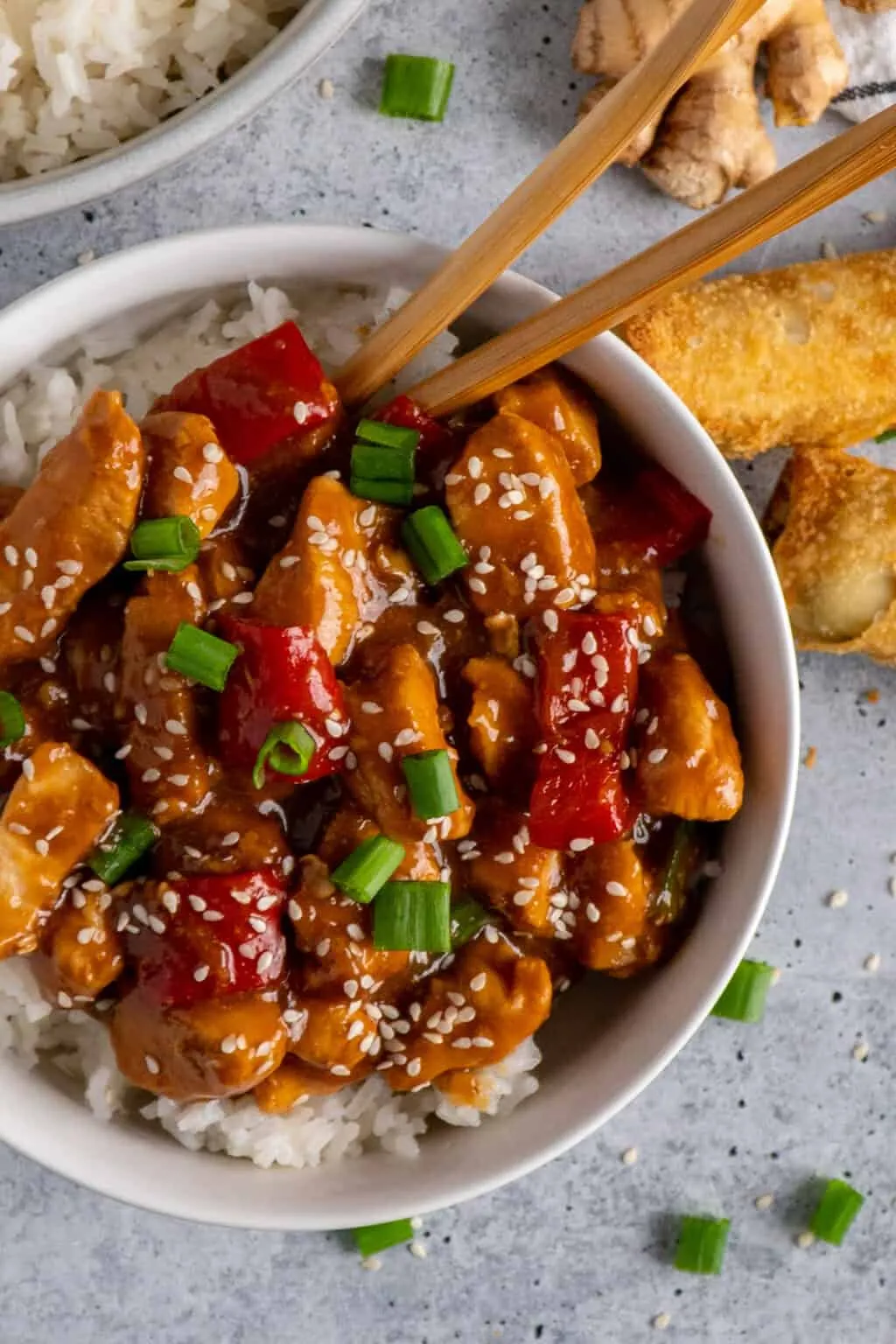 Sesame Chicken Crockpot Style