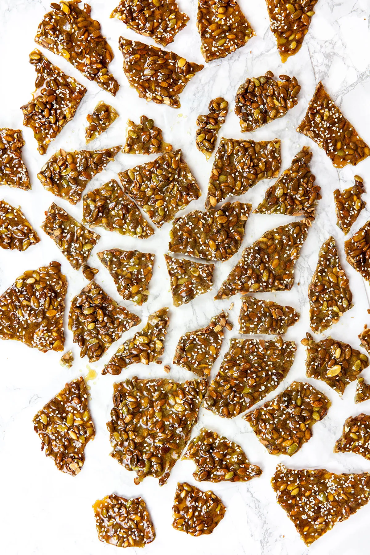 Sesame Pumpkin Seed Brittle