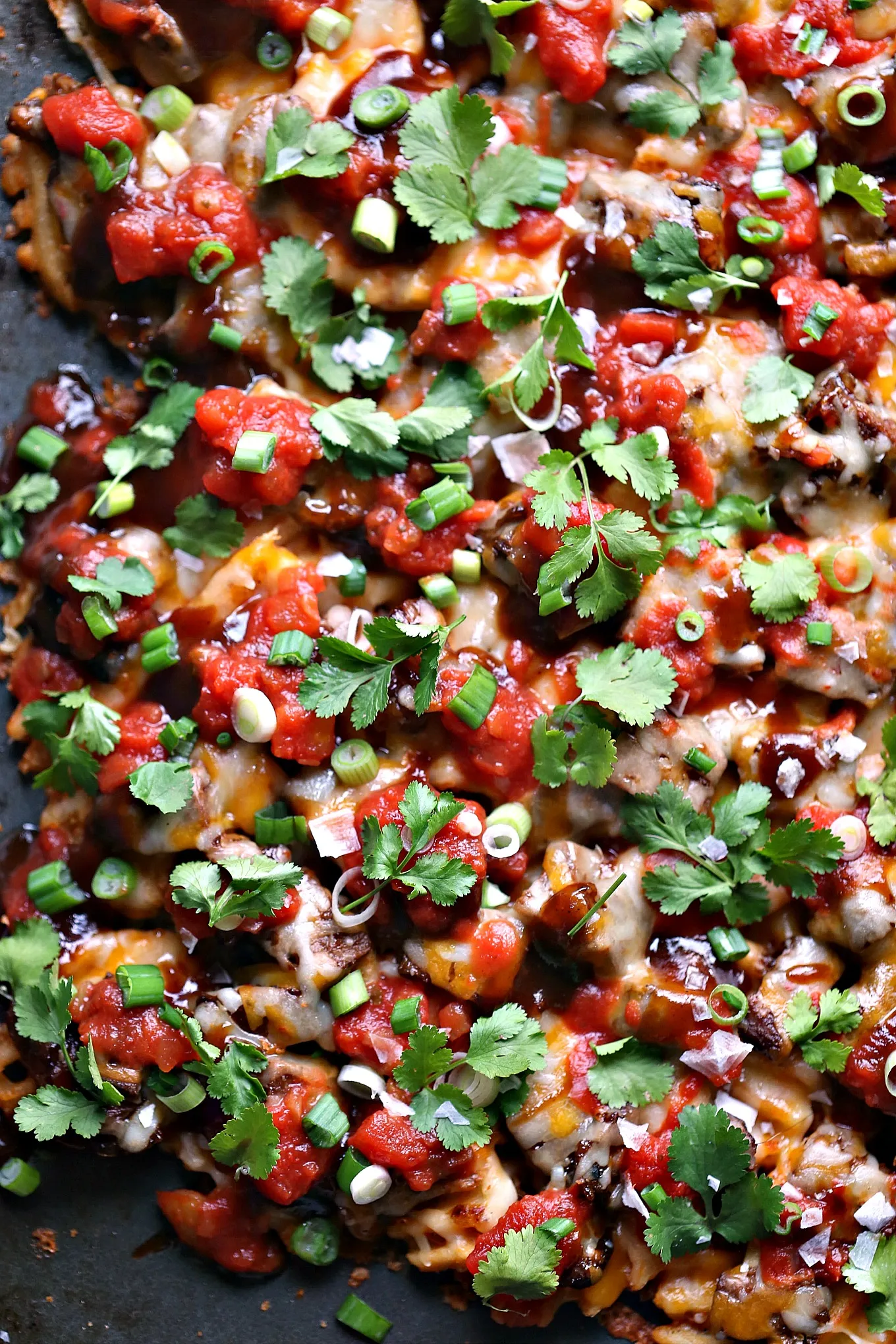 Sheet Pan Greek Waffle Fries