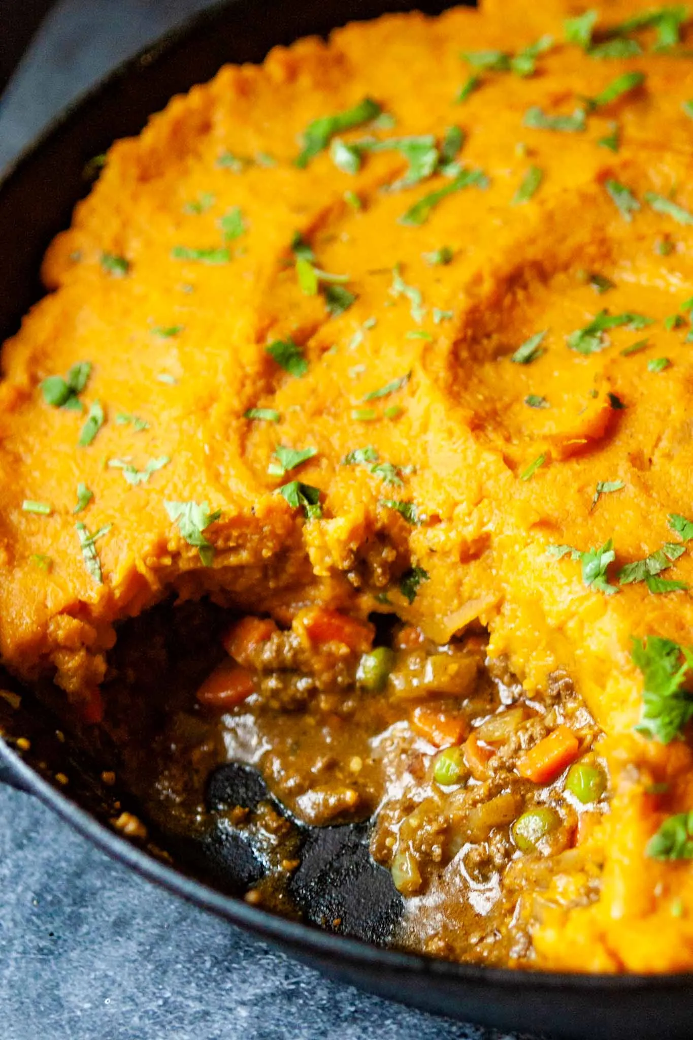 Shepherd's Pie with Curried Meat