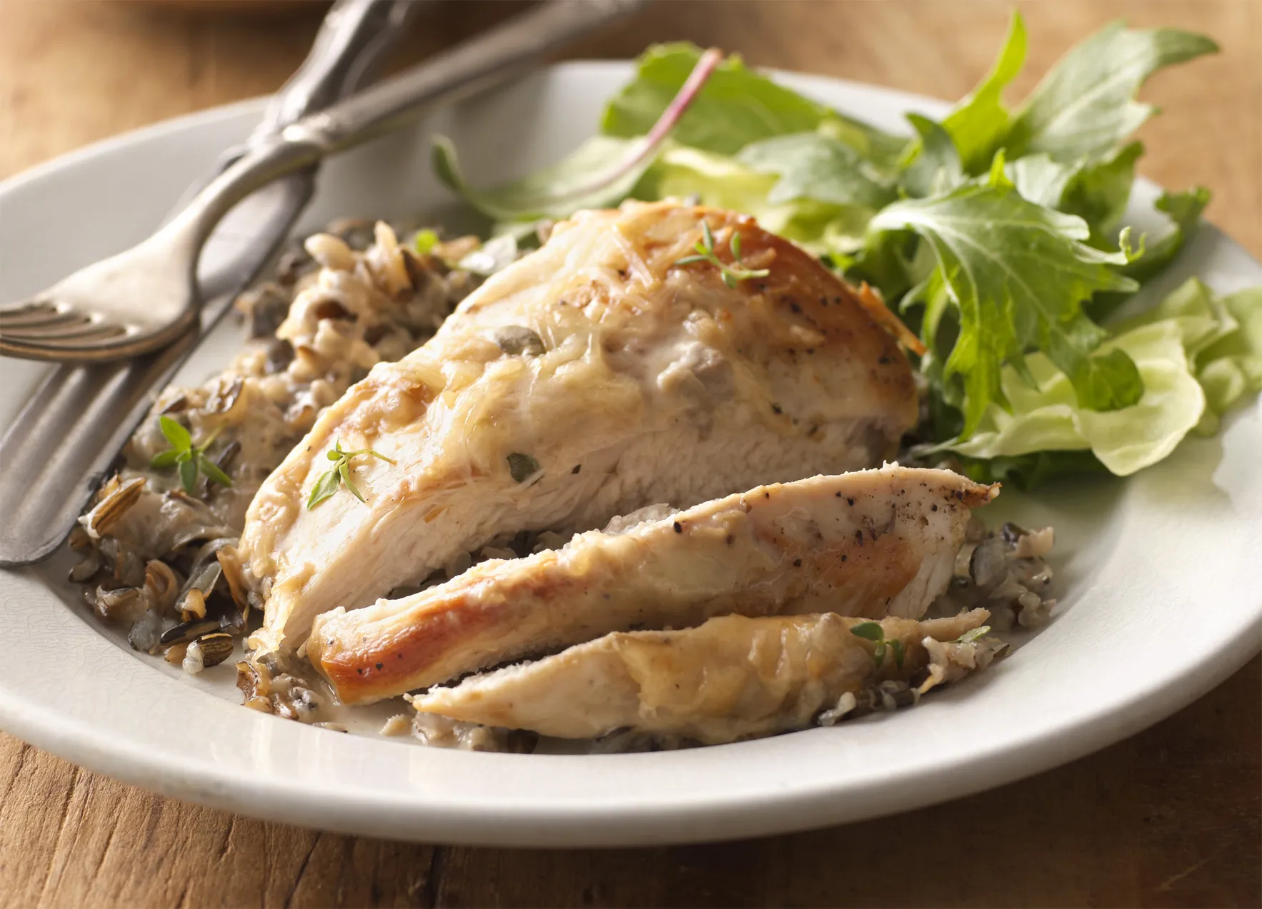Sherried Chicken with Mushrooms