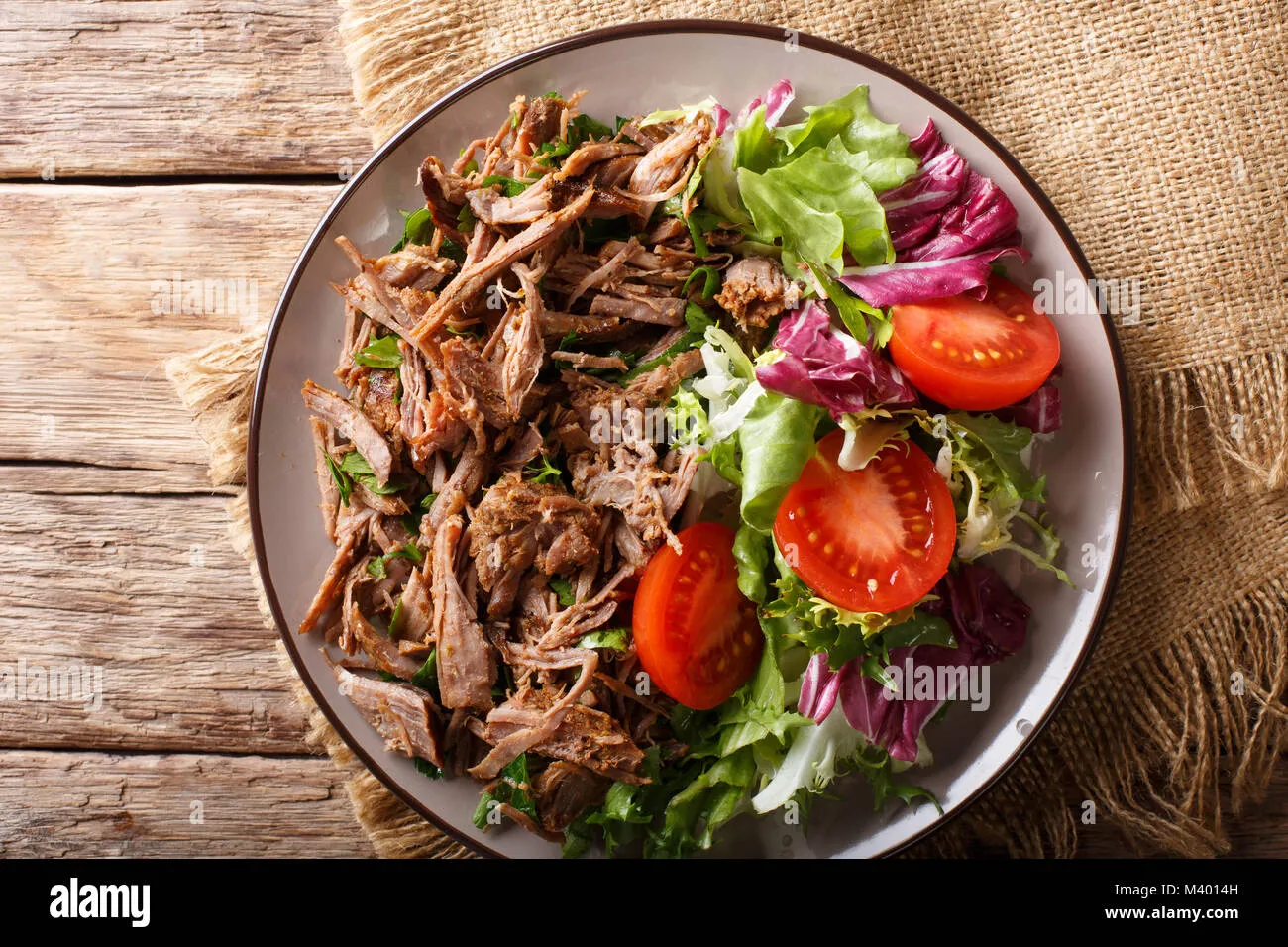 Shredded Beef and Vegetable Salad