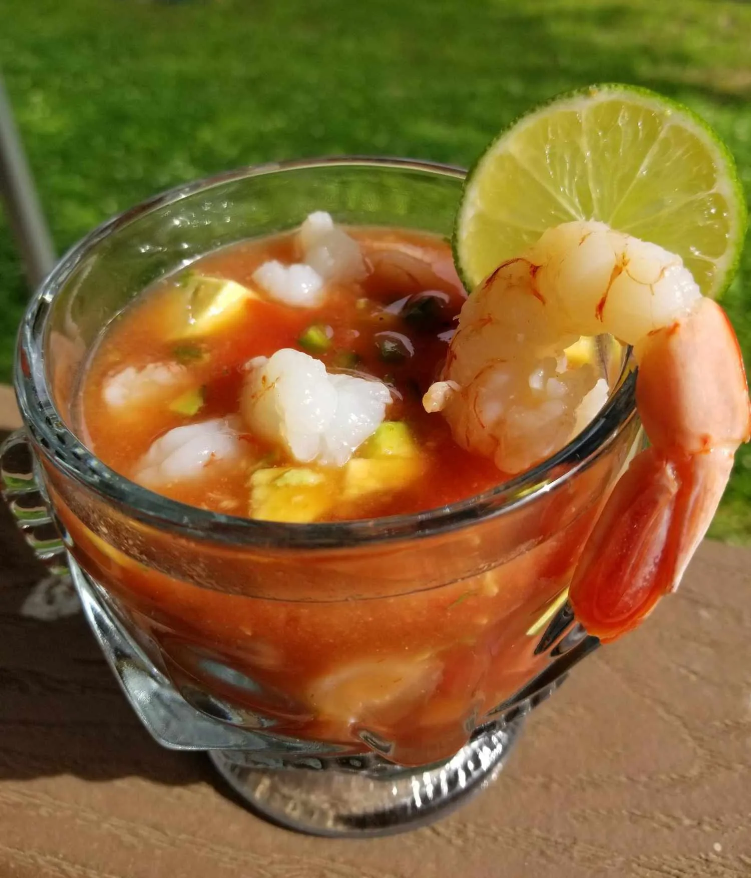 Shrimp, Pineapple, and Avocado Cocktail (Cocktail de Camarones con Piña y Aguacate)